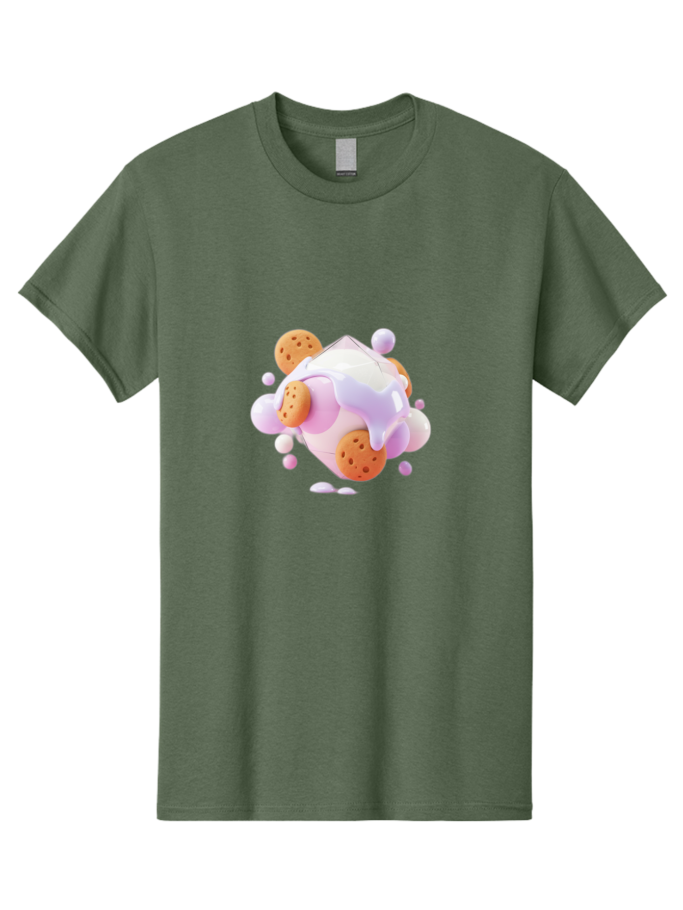 Cookie-Ice-Cream Men'S Graphic Tee, 100% Cotton, Comfortable Casual Summer Wear, Machine Washable, Vintage Camera, Old Camera, Antique Camera, Black Camera, Classic Photography, Photography Equipment, Nostalgic Device, Film Camera, Camera Art Bah780