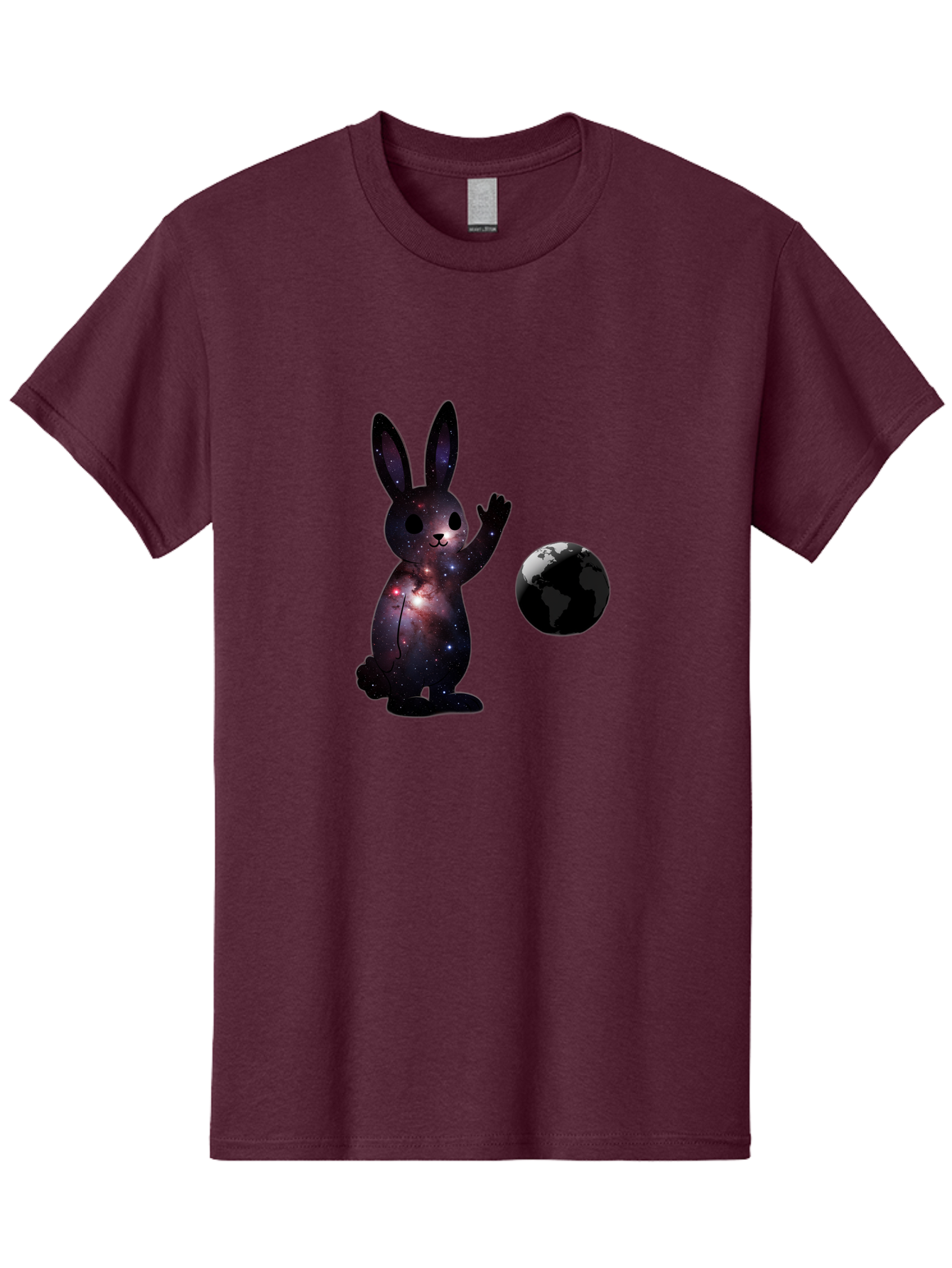 Cosmic-Rabbit-1 Men'S Graphic Tee, 100% Cotton, Comfortable Casual Summer Wear, Machine Washable, Vintage Camera, Old Camera, Antique Camera, Black Camera, Classic Photography, Photography Equipment, Nostalgic Device, Film Camera, Camera Art Bah785