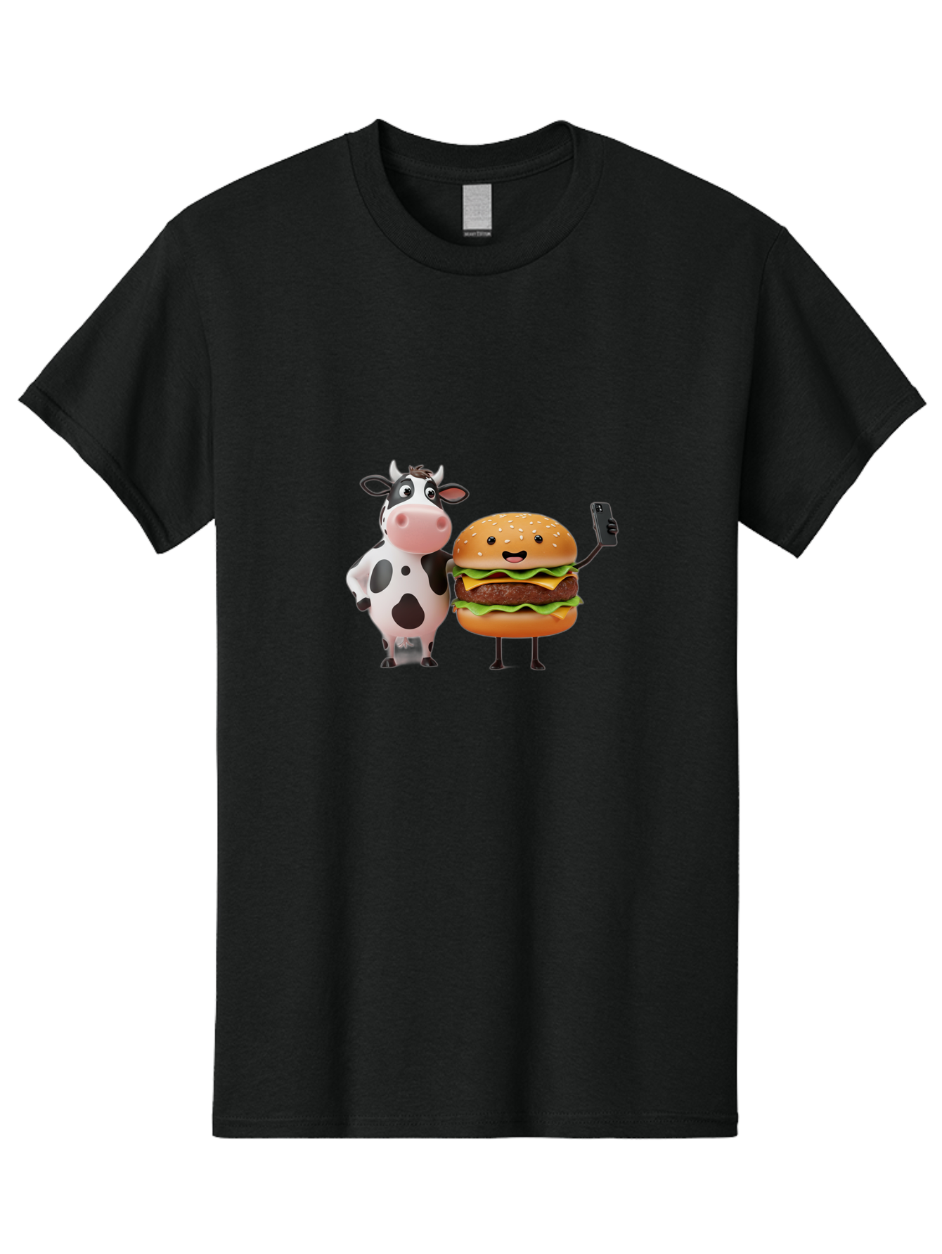 Cow-And-Burger Men'S Graphic Tee, 100% Cotton, Comfortable Casual Summer Wear, Machine Washable, Vintage Camera, Old Camera, Antique Camera, Black Camera, Classic Photography, Photography Equipment, Nostalgic Device, Film Camera, Camera Art Bah791