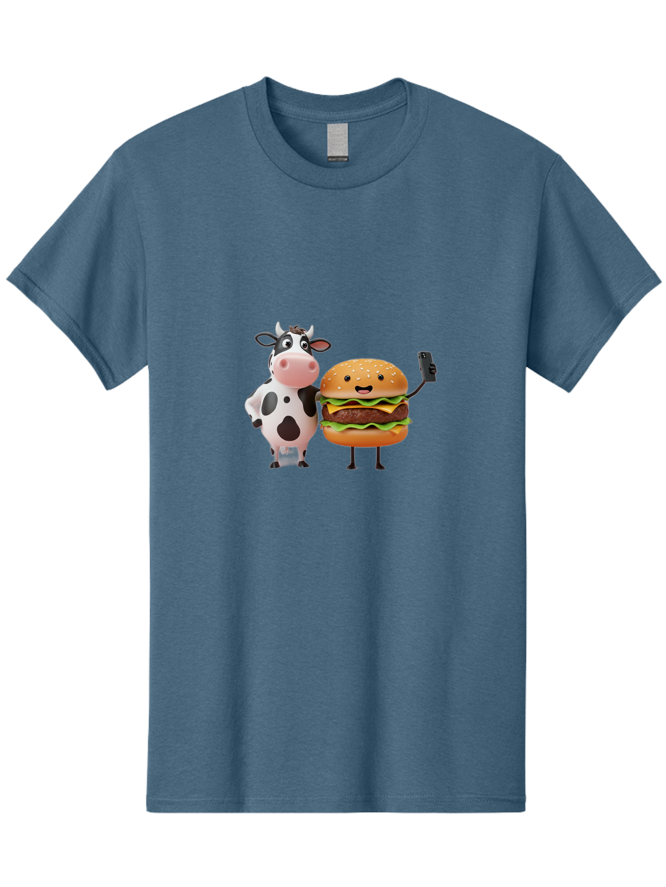 Cow-And-Burger Men'S Graphic Tee, 100% Cotton, Comfortable Casual Summer Wear, Machine Washable, Vintage Camera, Old Camera, Antique Camera, Black Camera, Classic Photography, Photography Equipment, Nostalgic Device, Film Camera, Camera Art Bah791