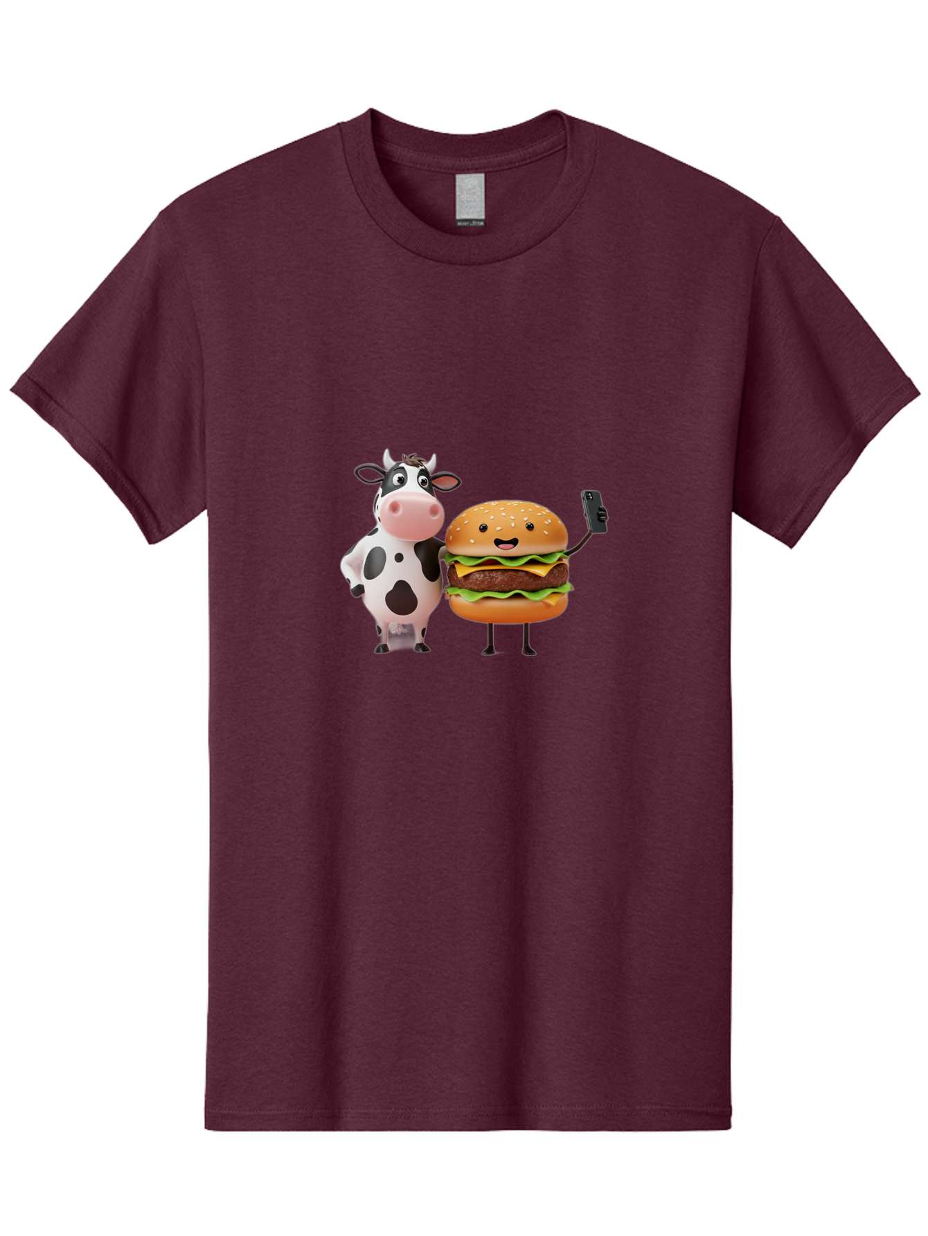 Cow-And-Burger Men'S Graphic Tee, 100% Cotton, Comfortable Casual Summer Wear, Machine Washable, Vintage Camera, Old Camera, Antique Camera, Black Camera, Classic Photography, Photography Equipment, Nostalgic Device, Film Camera, Camera Art Bah791
