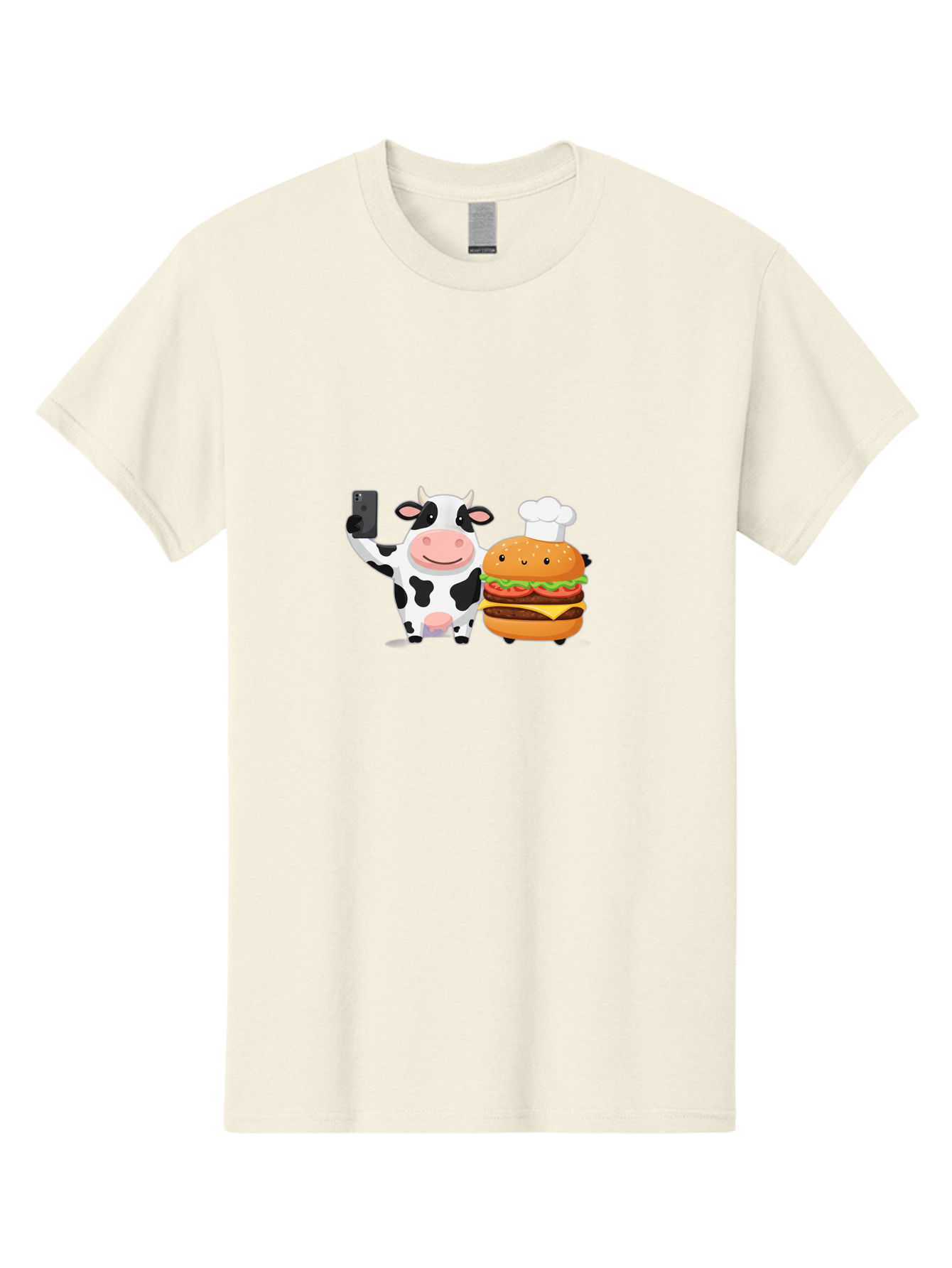 Cow-And-Hamburger-1 Men'S Graphic Tee, 100% Cotton, Comfortable Casual Summer Wear, Machine Washable, Vintage Camera, Old Camera, Antique Camera, Black Camera, Classic Photography, Photography Equipment, Nostalgic Device, Film Camera, Bah792