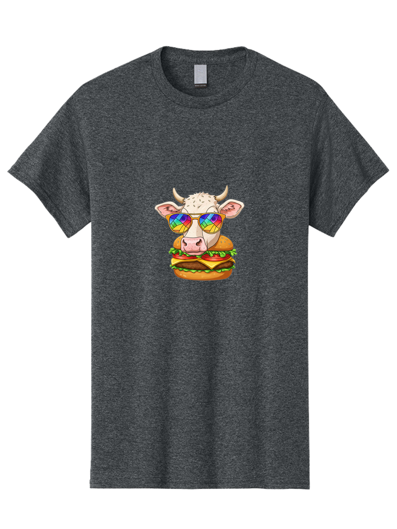 Cow-Burger Men'S Graphic Tee, 100% Cotton, Comfortable Casual Summer Wear, Machine Washable, Vintage Camera, Old Camera, Antique Camera, Black Camera, Classic Photography, Photography Equipment, Nostalgic Device, Film Camera, Camera Art Bah795