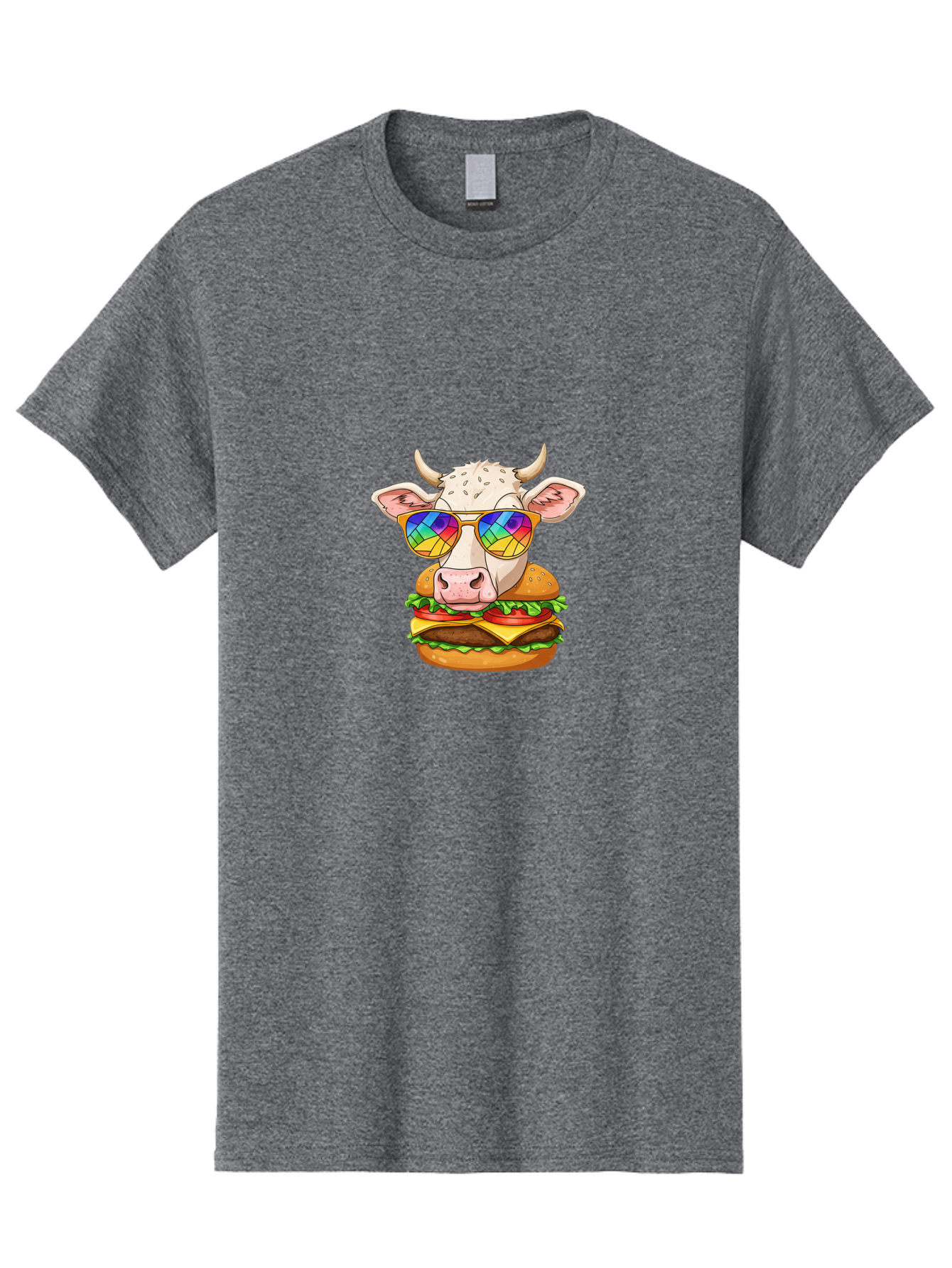 Cow-Burger Men'S Graphic Tee, 100% Cotton, Comfortable Casual Summer Wear, Machine Washable, Vintage Camera, Old Camera, Antique Camera, Black Camera, Classic Photography, Photography Equipment, Nostalgic Device, Film Camera, Camera Art Bah795