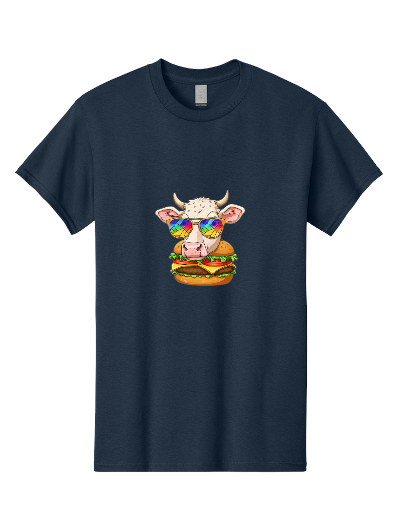 Cow-Burger Men'S Graphic Tee, 100% Cotton, Comfortable Casual Summer Wear, Machine Washable, Vintage Camera, Old Camera, Antique Camera, Black Camera, Classic Photography, Photography Equipment, Nostalgic Device, Film Camera, Camera Art Bah795