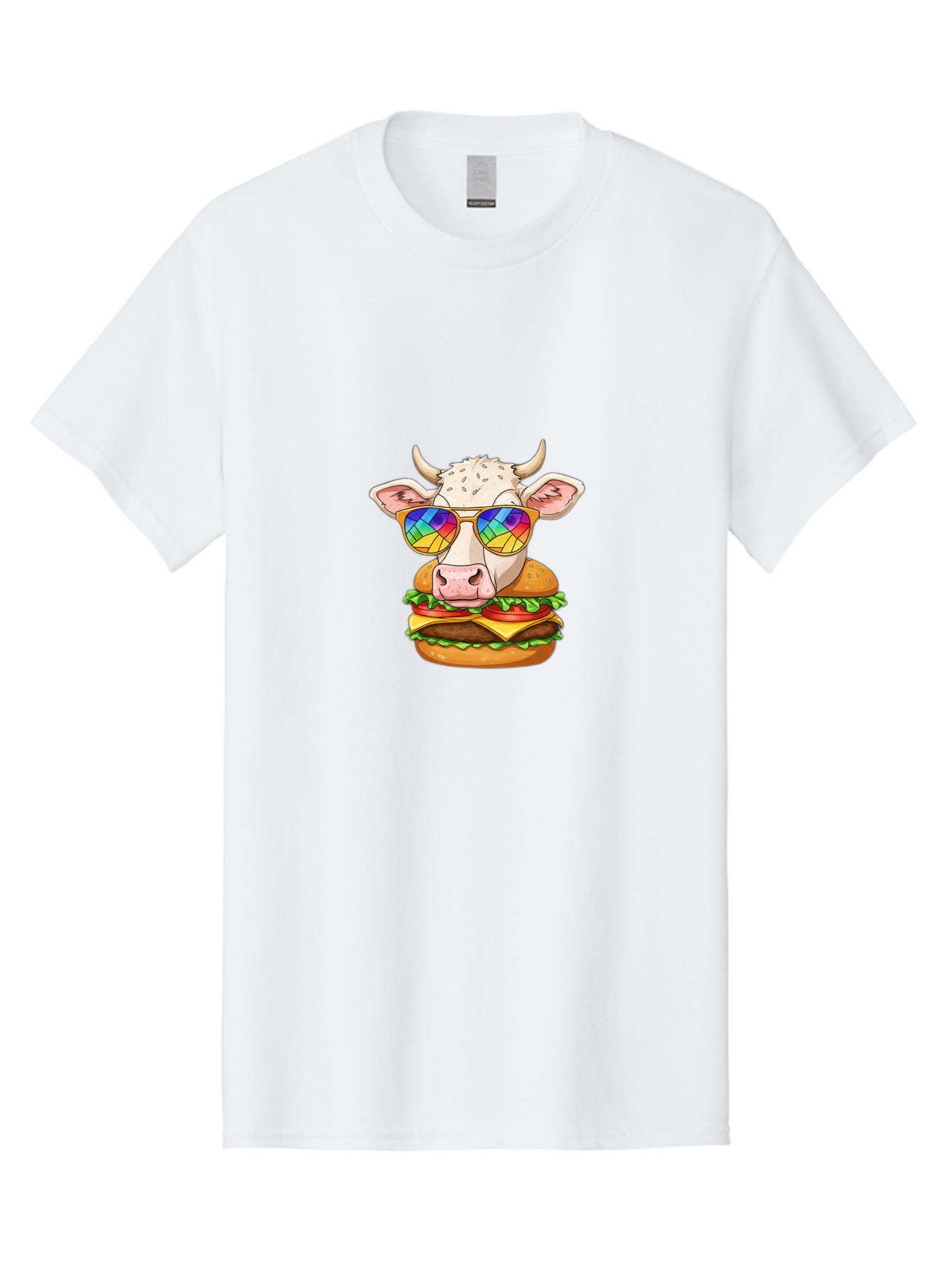 Cow-Burger Men'S Graphic Tee, 100% Cotton, Comfortable Casual Summer Wear, Machine Washable, Vintage Camera, Old Camera, Antique Camera, Black Camera, Classic Photography, Photography Equipment, Nostalgic Device, Film Camera, Camera Art Bah795