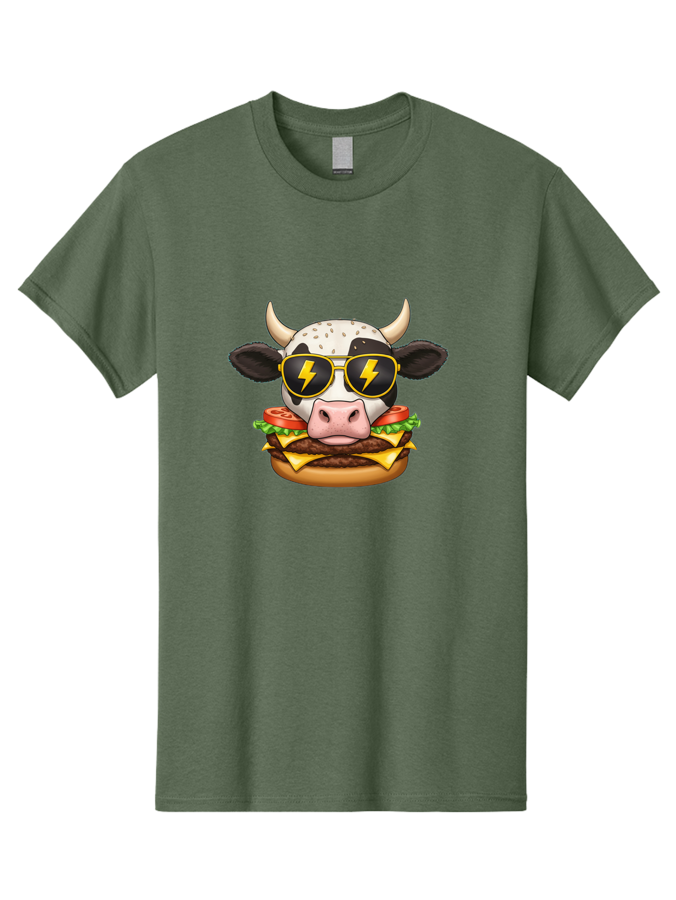 Cow-Head-Burger Men'S Graphic Tee, 100% Cotton, Comfortable Casual Summer Wear, Machine Washable, Vintage Camera, Old Camera, Antique Camera, Black Camera, Classic Photography, Photography Equipment, Nostalgic Device, Film Camera, Camera Art Bah797