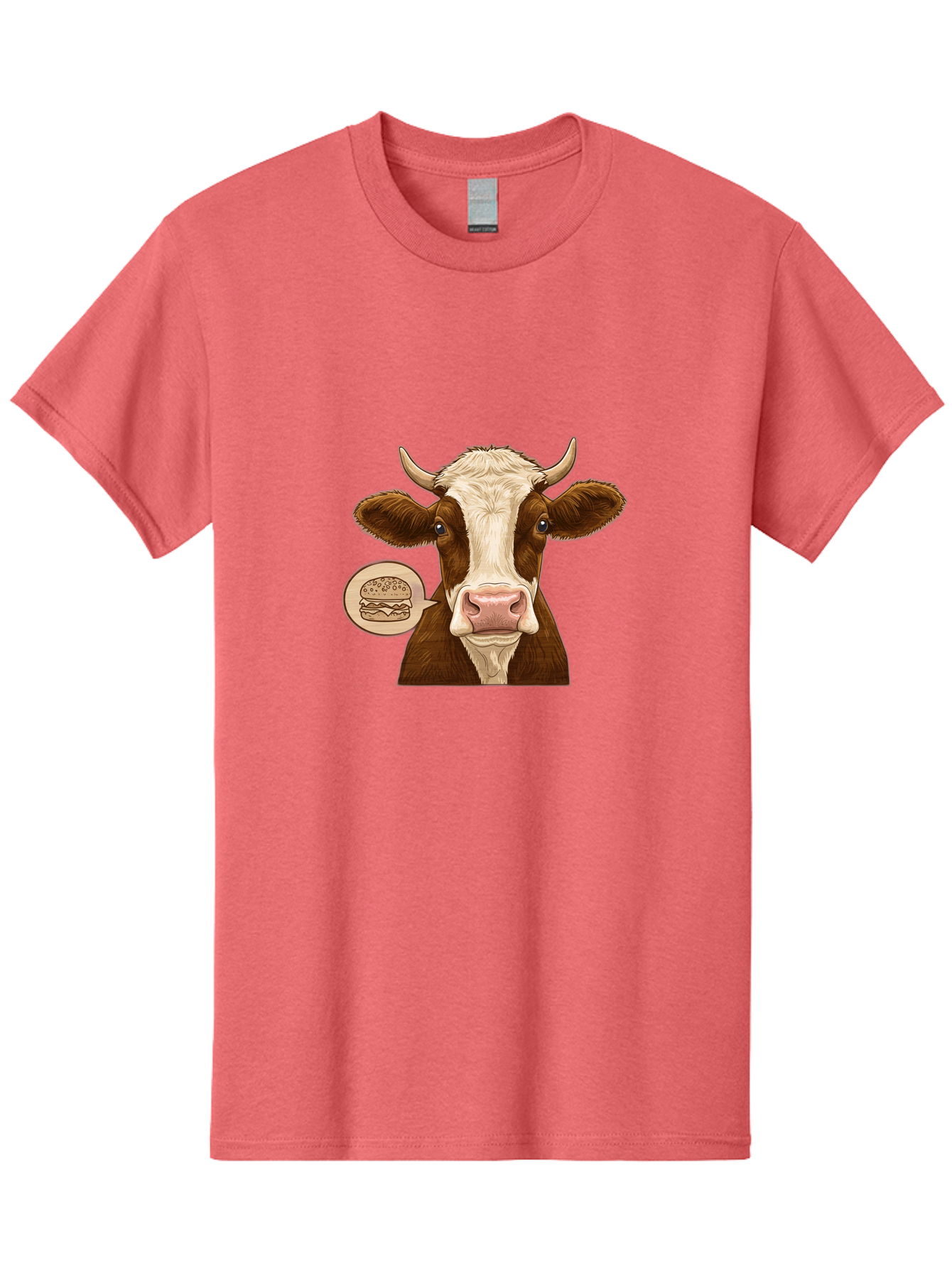 Cow-Thinking-Burger Men'S Graphic Tee, 100% Cotton, Comfortable Casual Summer Wear, Machine Washable, Vintage Camera, Old Camera, Antique Camera, Black Camera, Classic Photography, Photography Equipment, Nostalgic Device, Film Camera, Bah815