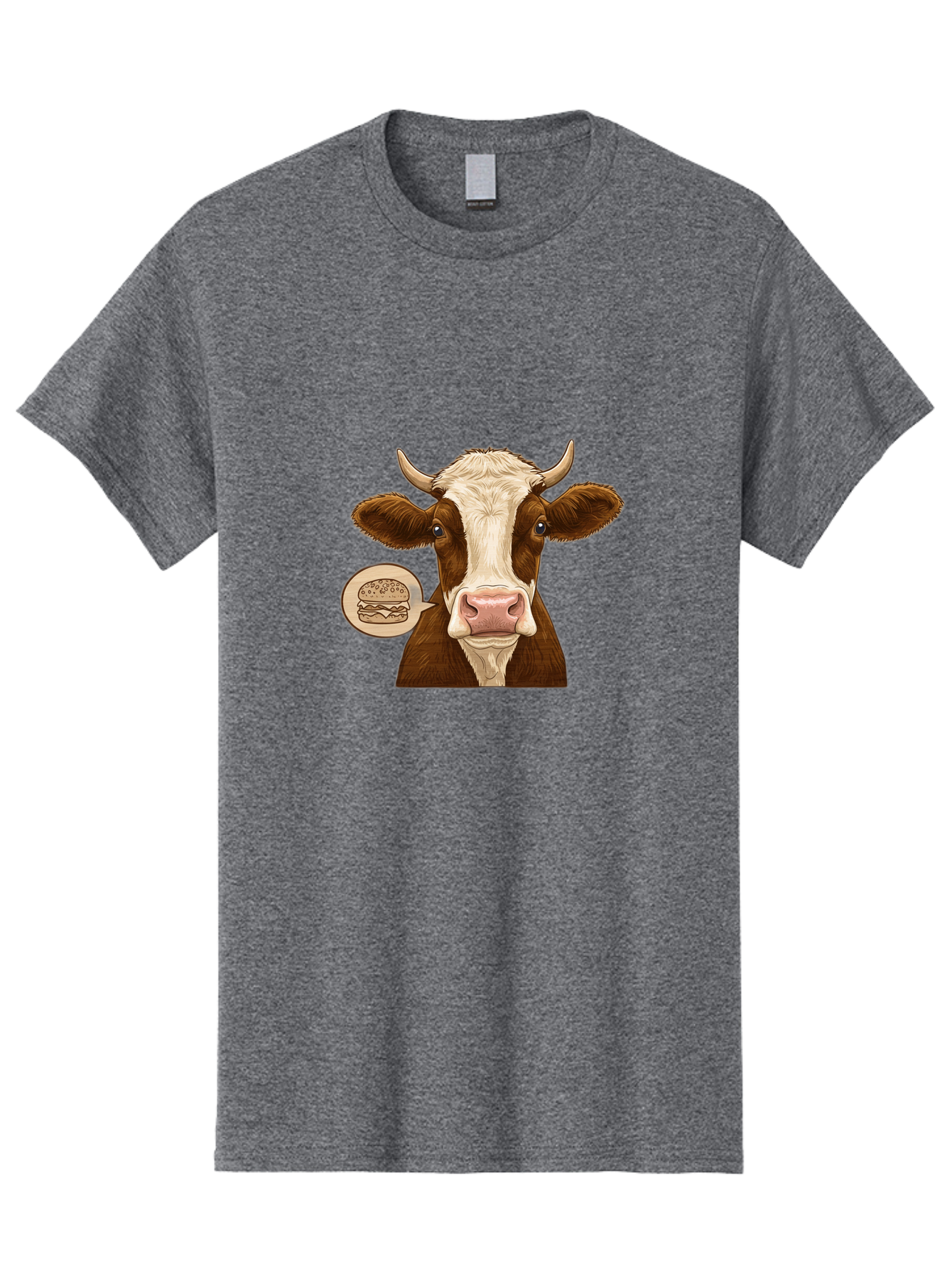 Cow-Thinking-Burger Men'S Graphic Tee, 100% Cotton, Comfortable Casual Summer Wear, Machine Washable, Vintage Camera, Old Camera, Antique Camera, Black Camera, Classic Photography, Photography Equipment, Nostalgic Device, Film Camera, Bah815