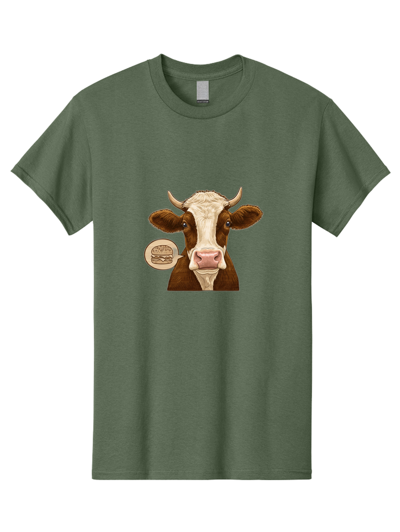 Cow-Thinking-Burger Men'S Graphic Tee, 100% Cotton, Comfortable Casual Summer Wear, Machine Washable, Vintage Camera, Old Camera, Antique Camera, Black Camera, Classic Photography, Photography Equipment, Nostalgic Device, Film Camera, Bah815