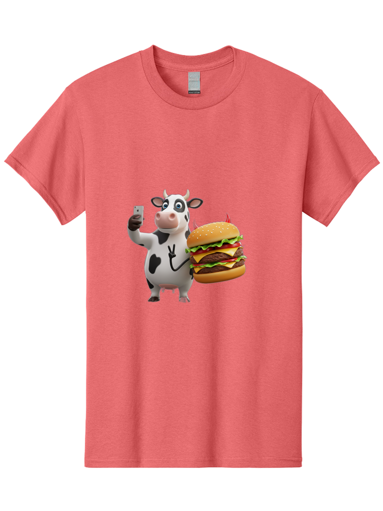 Cow-With-Burger Men'S Graphic Tee, 100% Cotton, Comfortable Casual Summer Wear, Machine Washable, Vintage Camera, Old Camera, Antique Camera, Black Camera, Classic Photography, Photography Equipment, Nostalgic Device, Film Camera, Camera Art Bah819