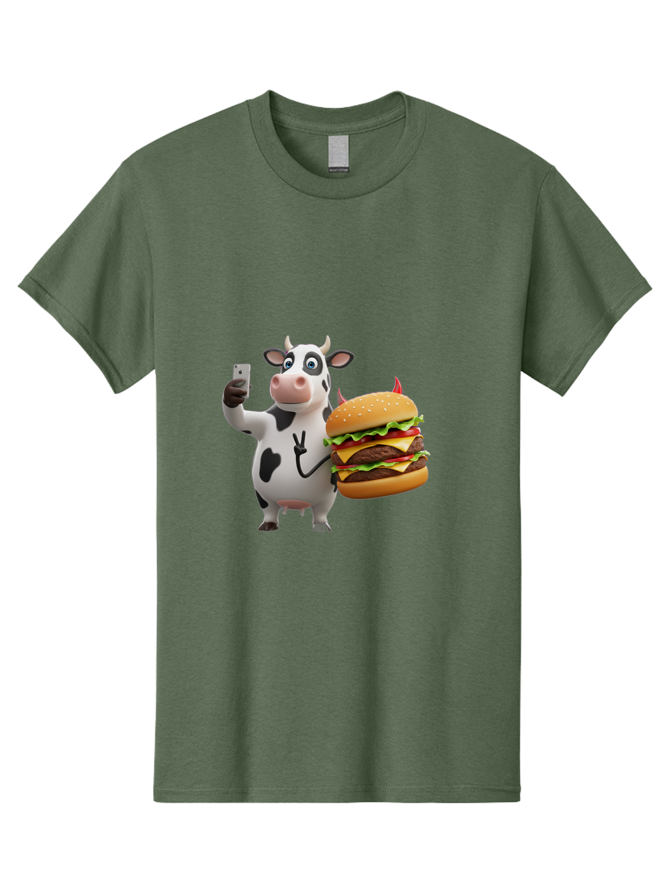 Cow-With-Burger Men'S Graphic Tee, 100% Cotton, Comfortable Casual Summer Wear, Machine Washable, Vintage Camera, Old Camera, Antique Camera, Black Camera, Classic Photography, Photography Equipment, Nostalgic Device, Film Camera, Camera Art Bah819