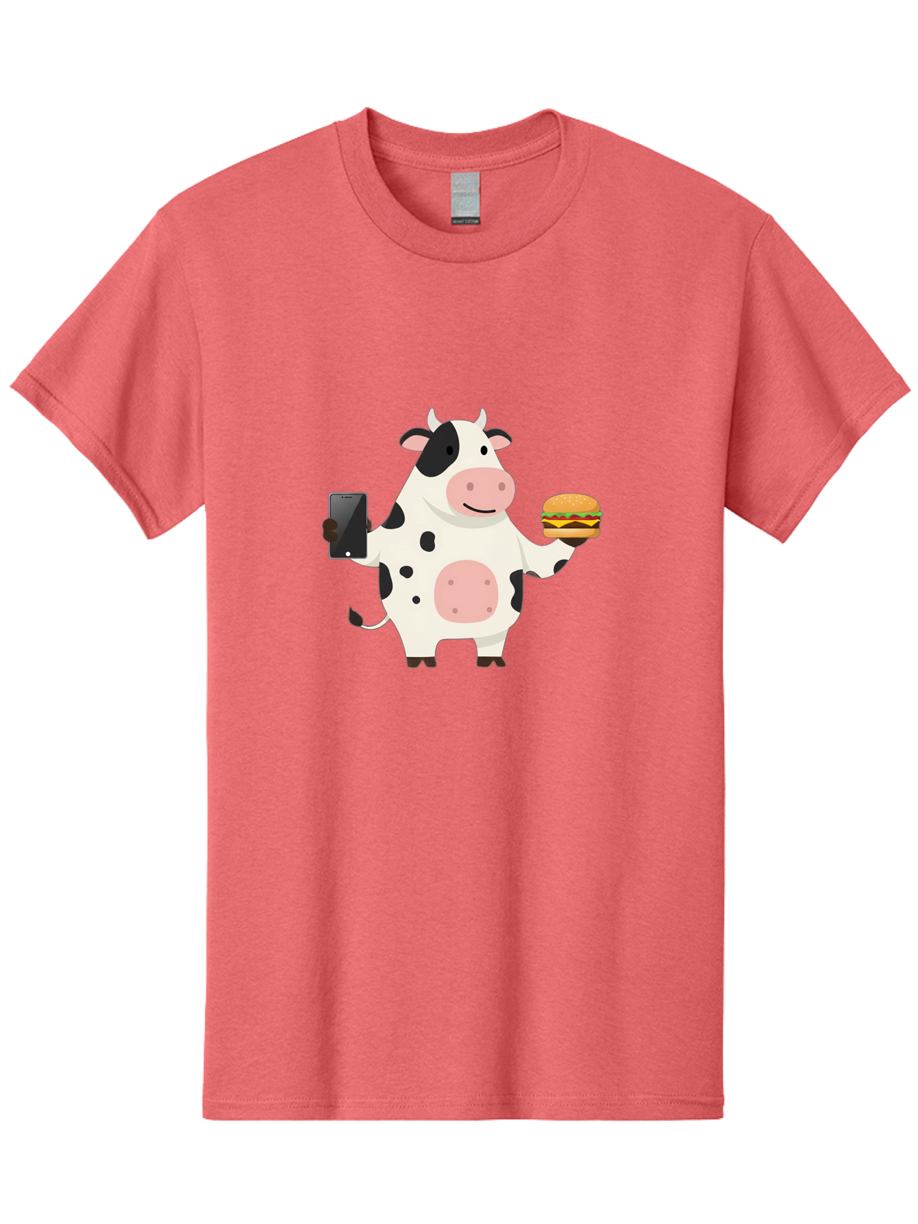 Cow-With-Hamburger Men'S Graphic Tee, 100% Cotton, Comfortable Casual Summer Wear, Machine Washable, Vintage Camera, Old Camera, Antique Camera, Black Camera, Classic Photography, Photography Equipment, Nostalgic Device, Film Camera, Bah821