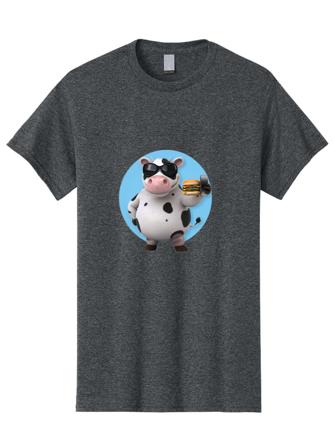 Cow-With-Sunglasses Men'S Graphic Tee, 100% Cotton, Comfortable Casual Summer Wear, Machine Washable, Vintage Camera, Old Camera, Antique Camera, Black Camera, Classic Photography, Photography Equipment, Nostalgic Device, Film Camera, Bah823