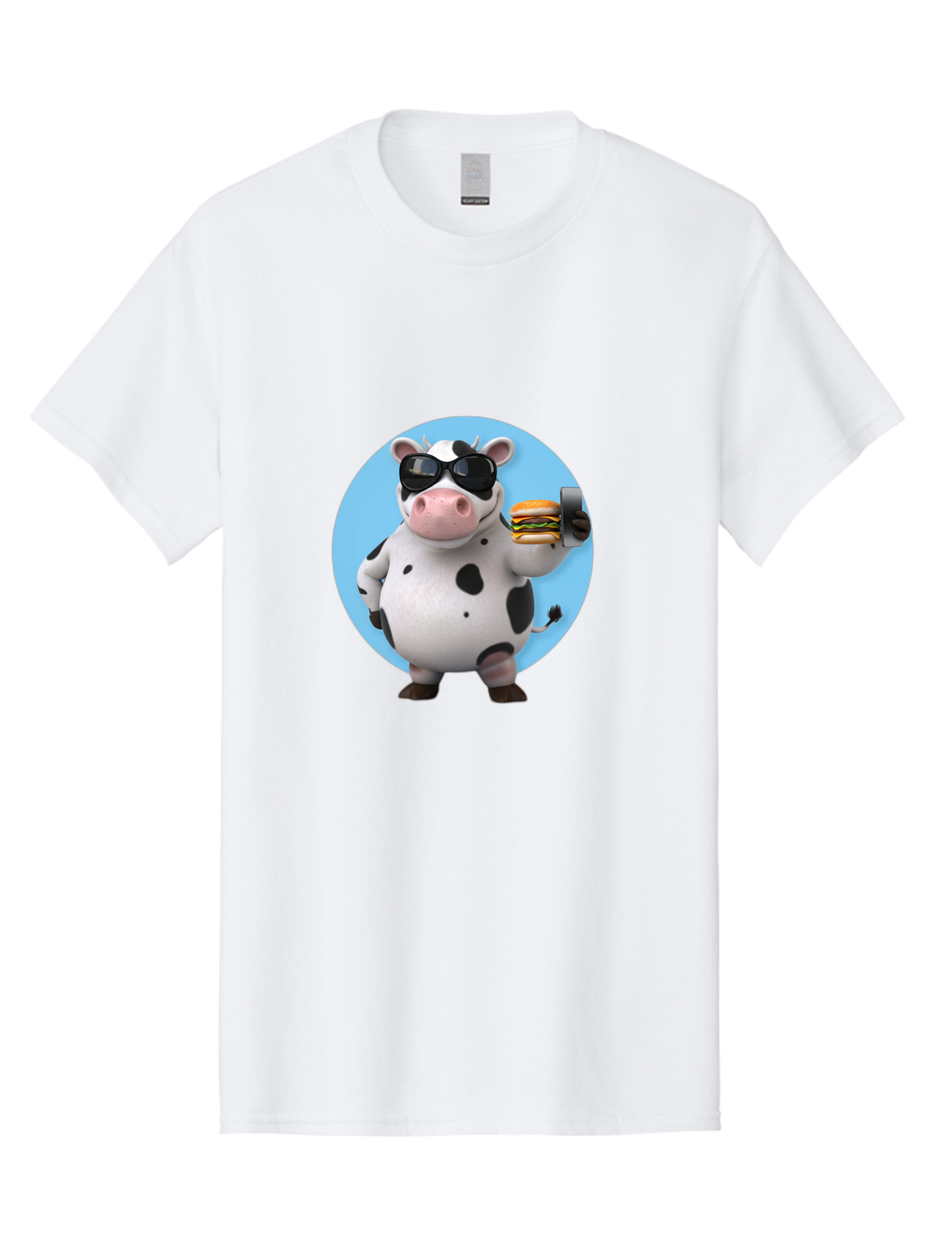 Cow-With-Sunglasses Men'S Graphic Tee, 100% Cotton, Comfortable Casual Summer Wear, Machine Washable, Vintage Camera, Old Camera, Antique Camera, Black Camera, Classic Photography, Photography Equipment, Nostalgic Device, Film Camera, Bah823