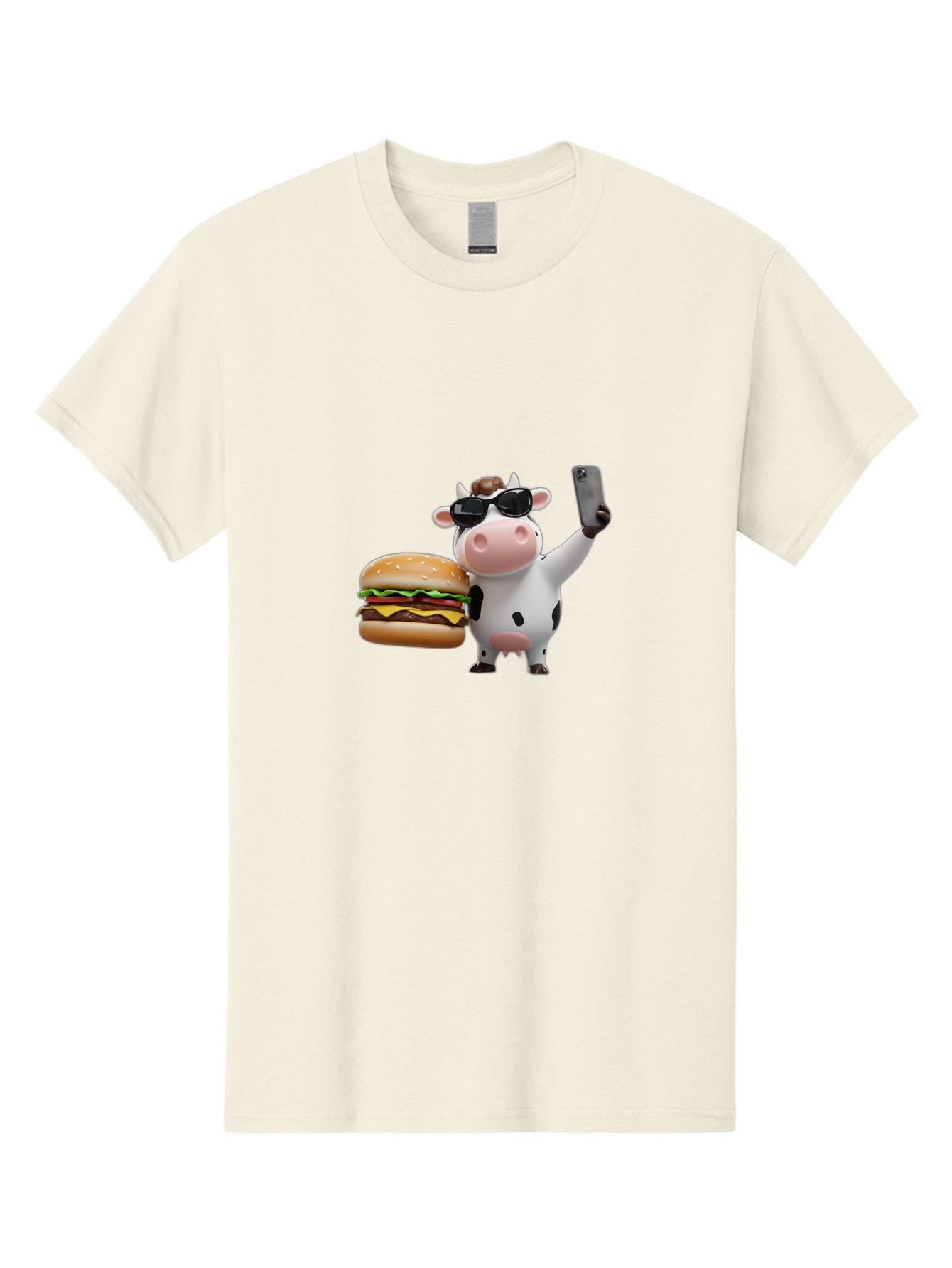 Cowburger Men'S Graphic Tee, 100% Cotton, Comfortable Casual Summer Wear, Machine Washable, Vintage Camera, Old Camera, Antique Camera, Black Camera, Classic Photography, Photography Equipment, Nostalgic Device, Film Camera, Camera Art Bah825