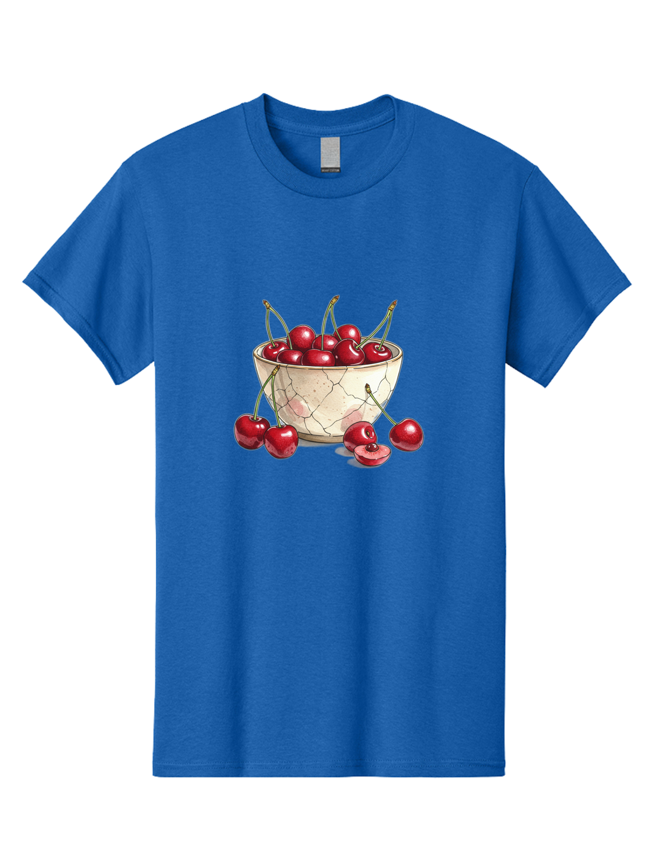 Cracked-Bowl-Cherries-1 Men'S Graphic Tee, 100% Cotton, Comfortable Casual Summer Wear, Machine Washable, Vintage Camera, Old Camera, Antique Camera, Black Camera, Classic Photography, Photography Equipment, Nostalgic Device, Film Camera, Bah826