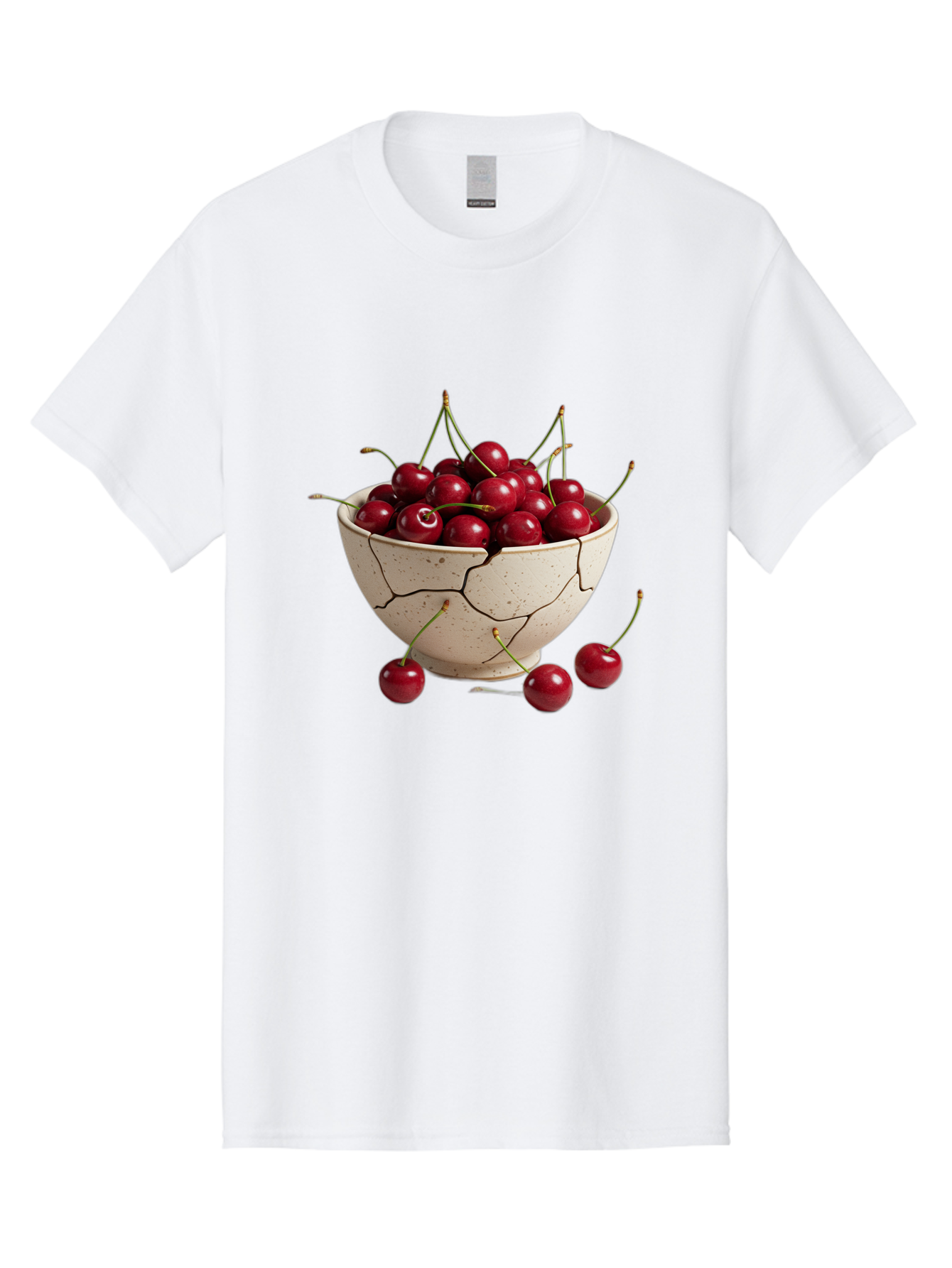 Cracked-Bowl-Of-Cherries Men'S Graphic Tee, 100% Cotton, Comfortable Casual Summer Wear, Machine Washable, Vintage Camera, Old Camera, Antique Camera, Black Camera, Classic Photography, Photography Equipment, Nostalgic Device, Film Camera, Bah828