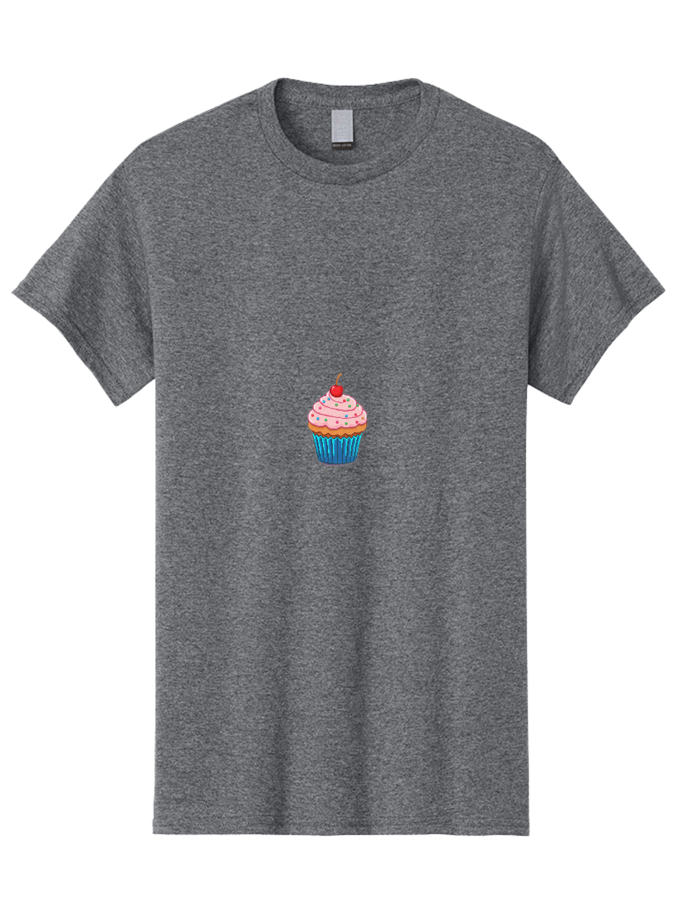 Cupcake-1 Men'S Graphic Tee, 100% Cotton, Comfortable Casual Summer Wear, Machine Washable, Vintage Camera, Old Camera, Antique Camera, Black Camera, Classic Photography, Photography Equipment, Nostalgic Device, Film Camera, Camera Art Bah839