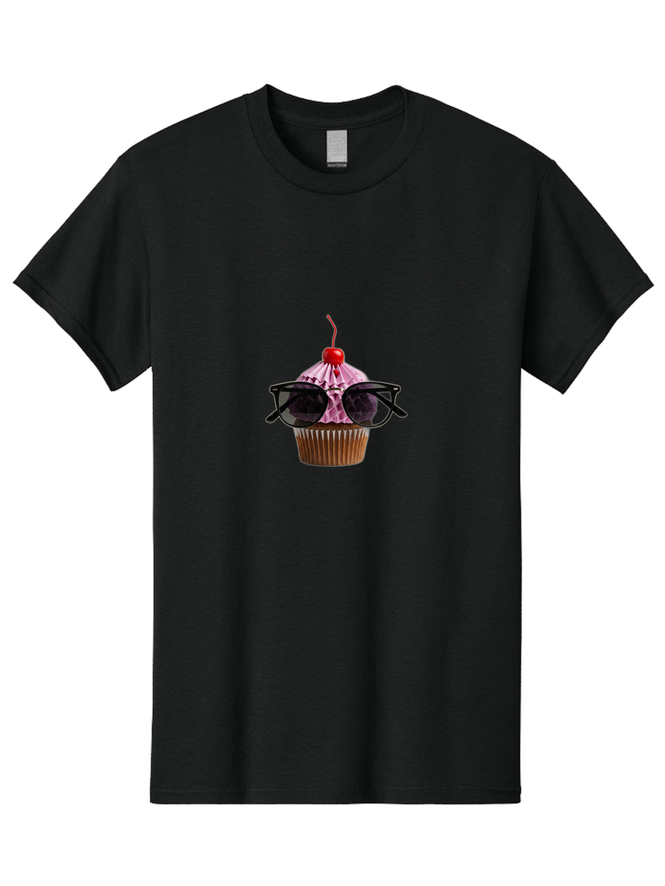 Cupcake-2 Men'S Graphic Tee, 100% Cotton, Comfortable Casual Summer Wear, Machine Washable, Vintage Camera, Old Camera, Antique Camera, Black Camera, Classic Photography, Photography Equipment, Nostalgic Device, Film Camera, Camera Art Bah840