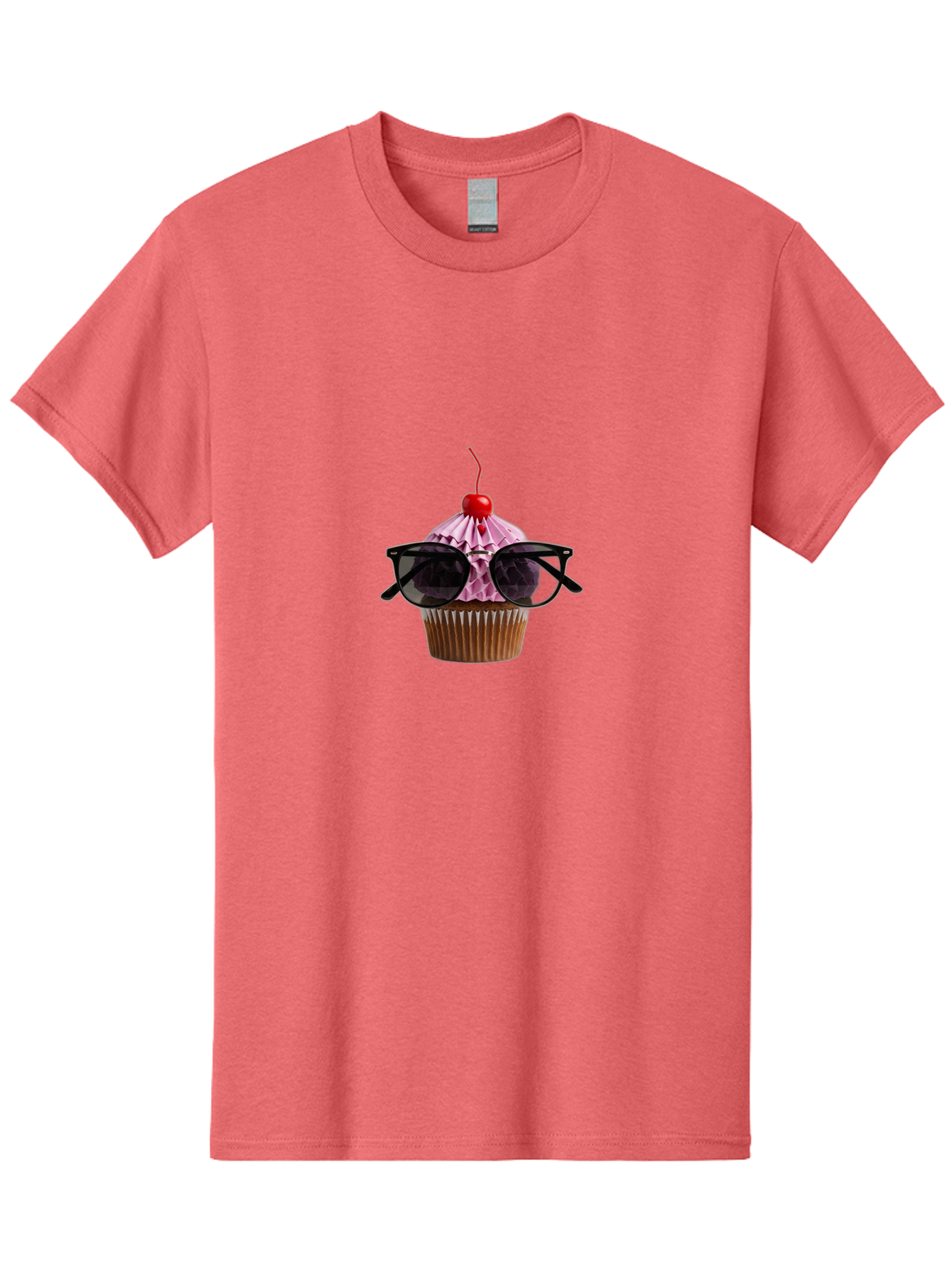 Cupcake-2 Men'S Graphic Tee, 100% Cotton, Comfortable Casual Summer Wear, Machine Washable, Vintage Camera, Old Camera, Antique Camera, Black Camera, Classic Photography, Photography Equipment, Nostalgic Device, Film Camera, Camera Art Bah840