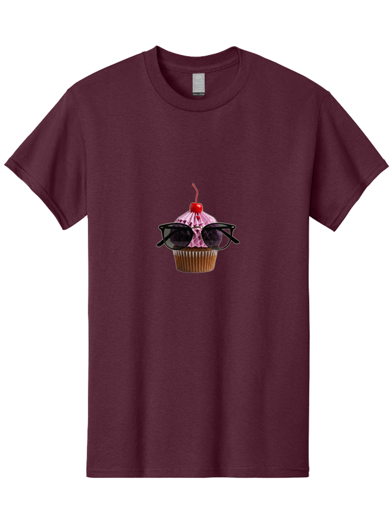 Cupcake-2 Men'S Graphic Tee, 100% Cotton, Comfortable Casual Summer Wear, Machine Washable, Vintage Camera, Old Camera, Antique Camera, Black Camera, Classic Photography, Photography Equipment, Nostalgic Device, Film Camera, Camera Art Bah840