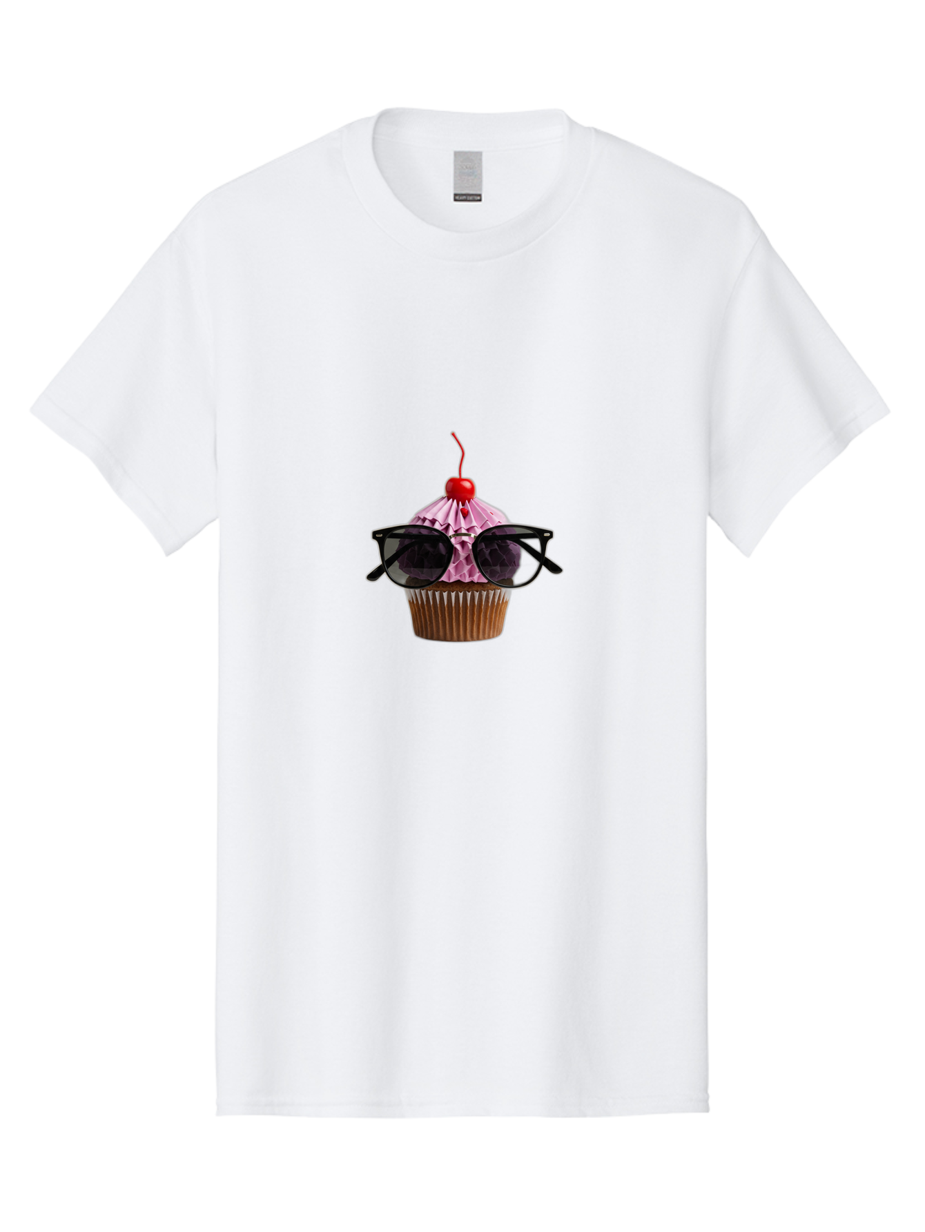Cupcake-2 Men'S Graphic Tee, 100% Cotton, Comfortable Casual Summer Wear, Machine Washable, Vintage Camera, Old Camera, Antique Camera, Black Camera, Classic Photography, Photography Equipment, Nostalgic Device, Film Camera, Camera Art Bah840