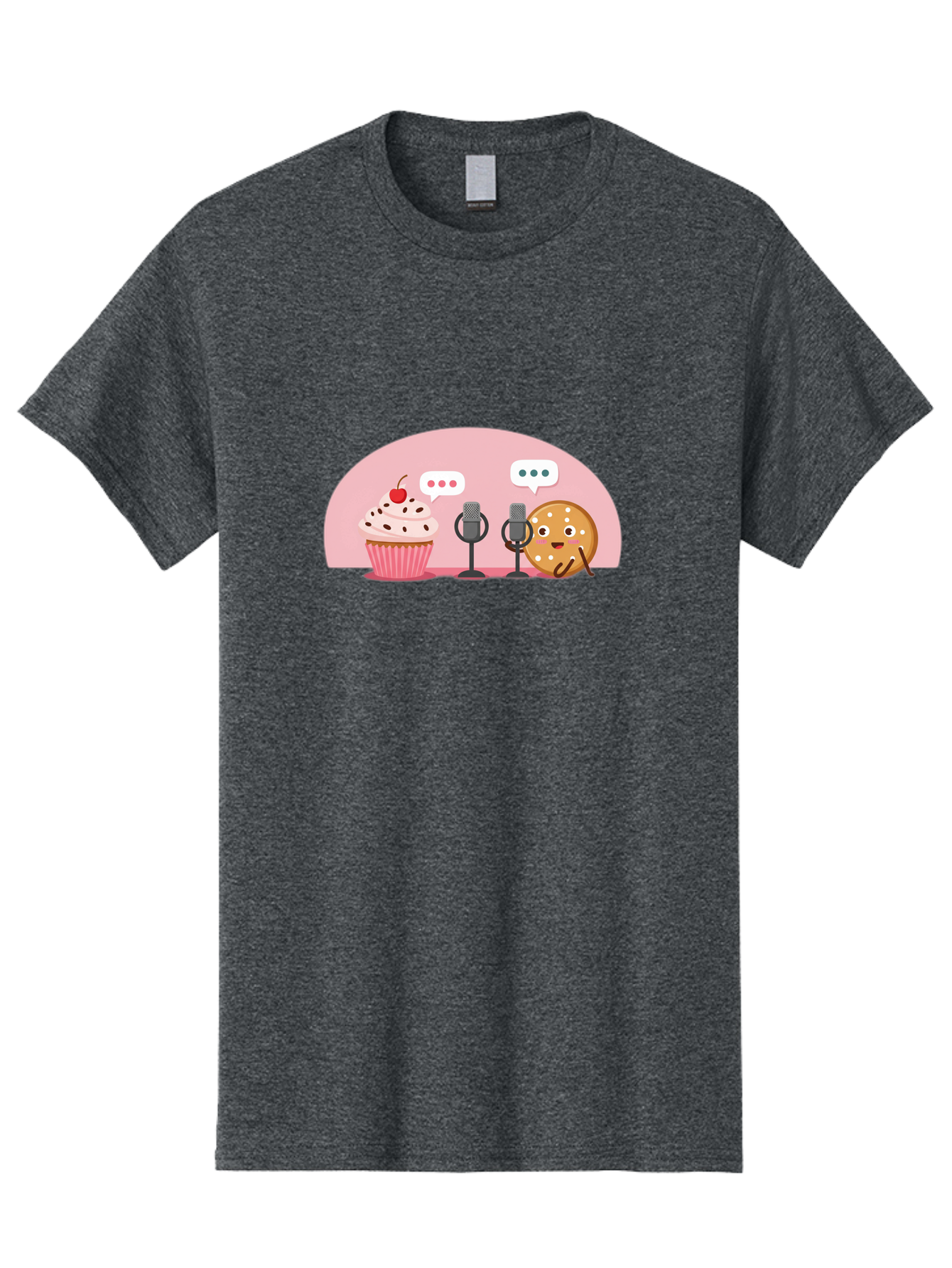 Cupcake-And-Cookie Men'S Graphic Tee, 100% Cotton, Comfortable Casual Summer Wear, Machine Washable, Vintage Camera, Old Camera, Antique Camera, Black Camera, Classic Photography, Photography Equipment, Nostalgic Device, Film Camera, Bah844