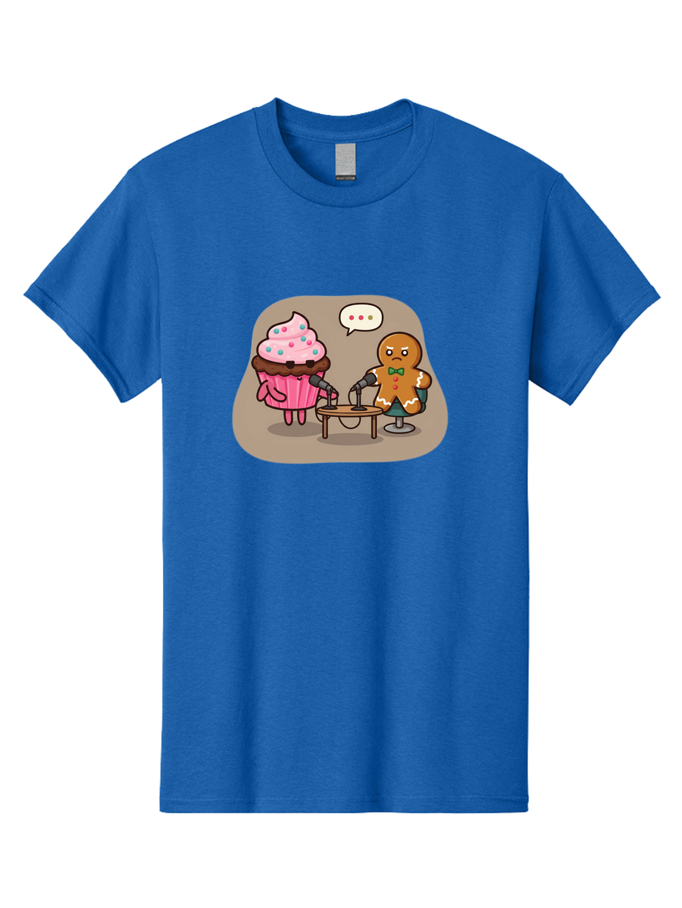 Cupcake-And-Gingerbread-Man Men'S Graphic Tee, 100% Cotton, Comfortable Casual Summer Wear, Machine Washable, Vintage Camera, Old Camera, Antique Camera, Black Camera, Classic Photography, Photography Equipment, Nostalgic Device, Film Camera, Bah845