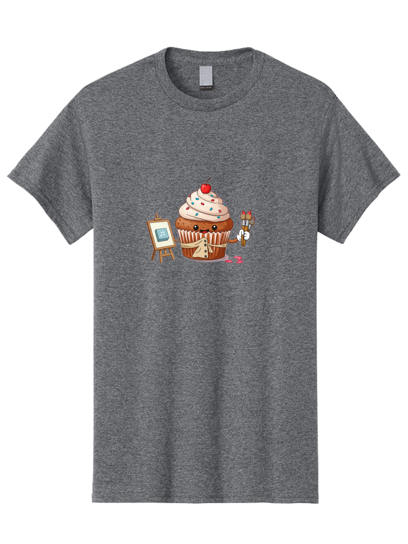 Cupcake-Artist Men'S Graphic Tee, 100% Cotton, Comfortable Casual Summer Wear, Machine Washable, Vintage Camera, Old Camera, Antique Camera, Black Camera, Classic Photography, Photography Equipment, Nostalgic Device, Film Camera, Camera Art Bah846