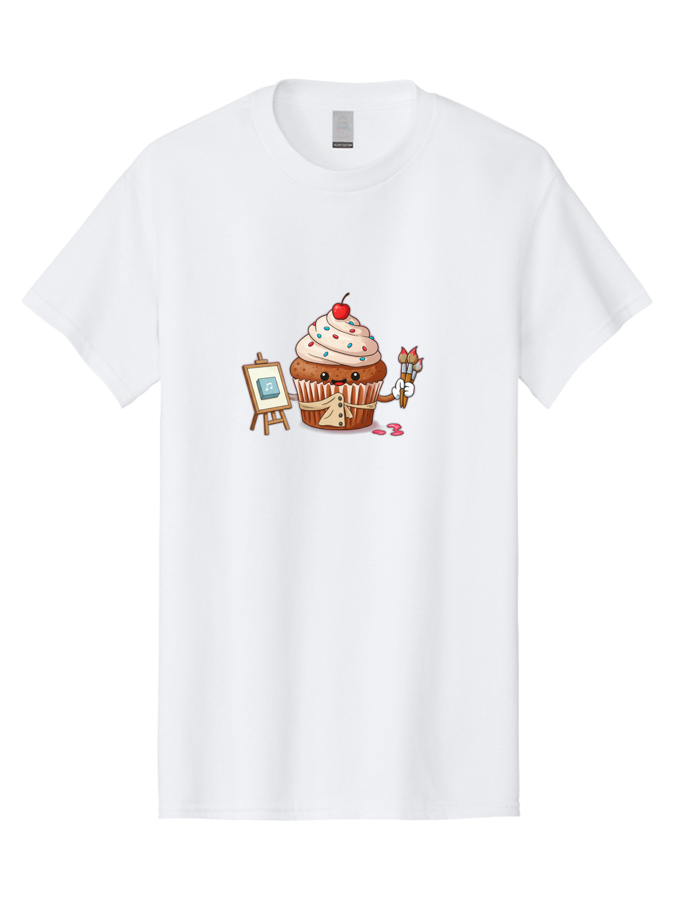 Cupcake-Artist Men'S Graphic Tee, 100% Cotton, Comfortable Casual Summer Wear, Machine Washable, Vintage Camera, Old Camera, Antique Camera, Black Camera, Classic Photography, Photography Equipment, Nostalgic Device, Film Camera, Camera Art Bah846