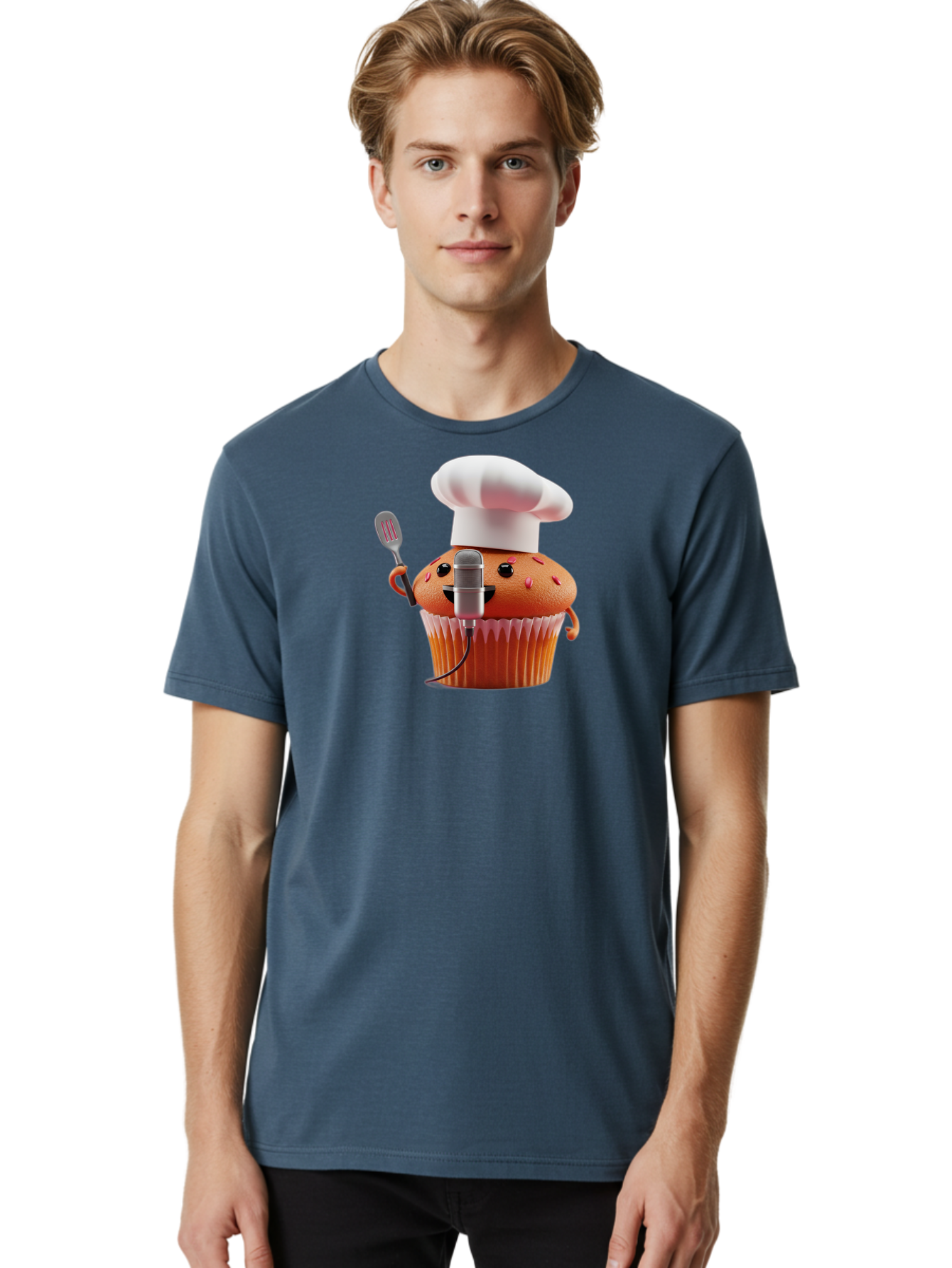 Cupcake-Chef Men'S Graphic Tee, 100% Cotton, Comfortable Casual Summer Wear, Machine Washable, Vintage Camera, Old Camera, Antique Camera, Black Camera, Classic Photography, Photography Equipment, Nostalgic Device, Film Camera, Camera Art Bah848