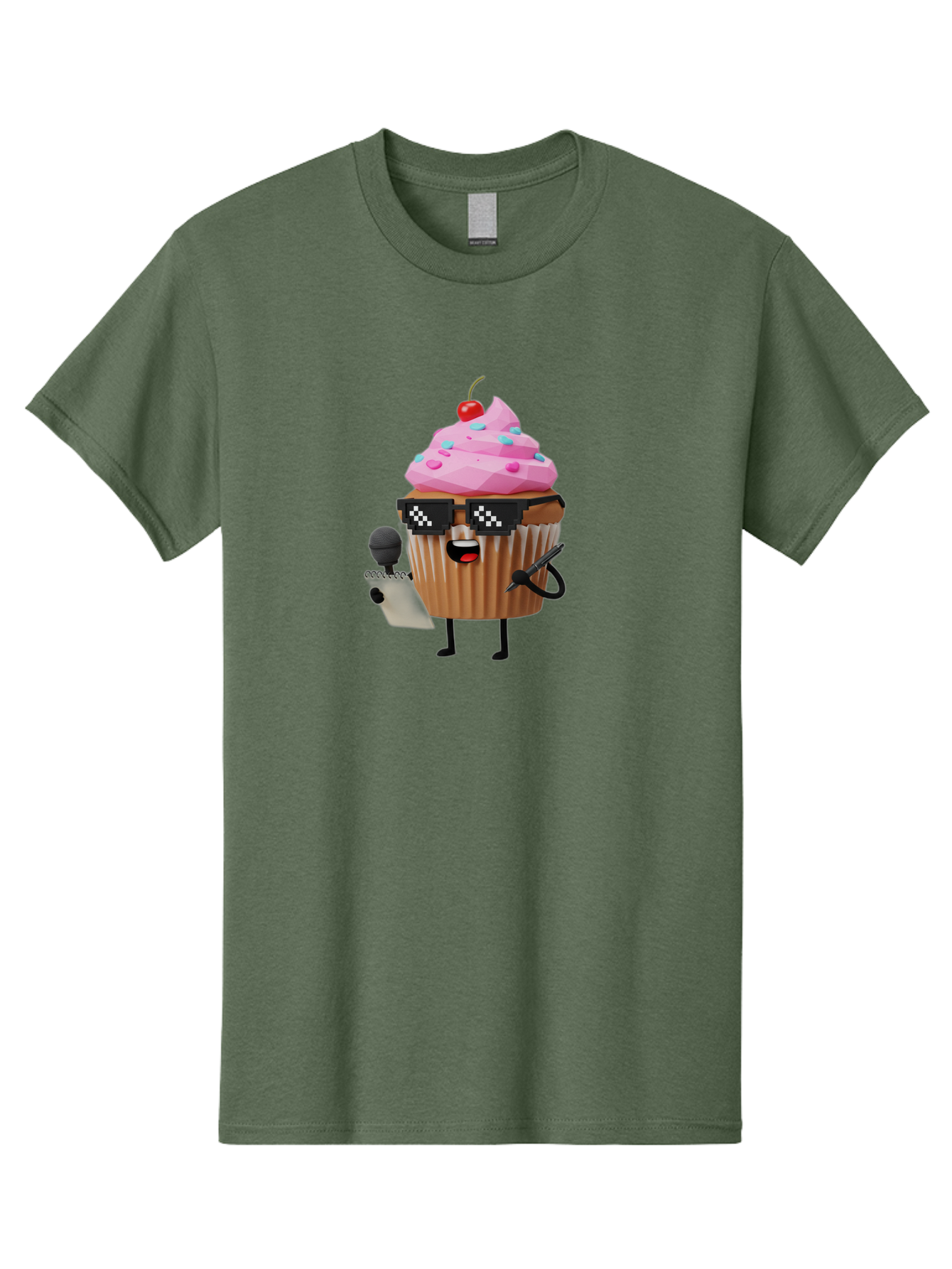 Cupcake-Dj-1 Men'S Graphic Tee, 100% Cotton, Comfortable Casual Summer Wear, Machine Washable, Vintage Camera, Old Camera, Antique Camera, Black Camera, Classic Photography, Photography Equipment, Nostalgic Device, Film Camera, Camera Art Bah851