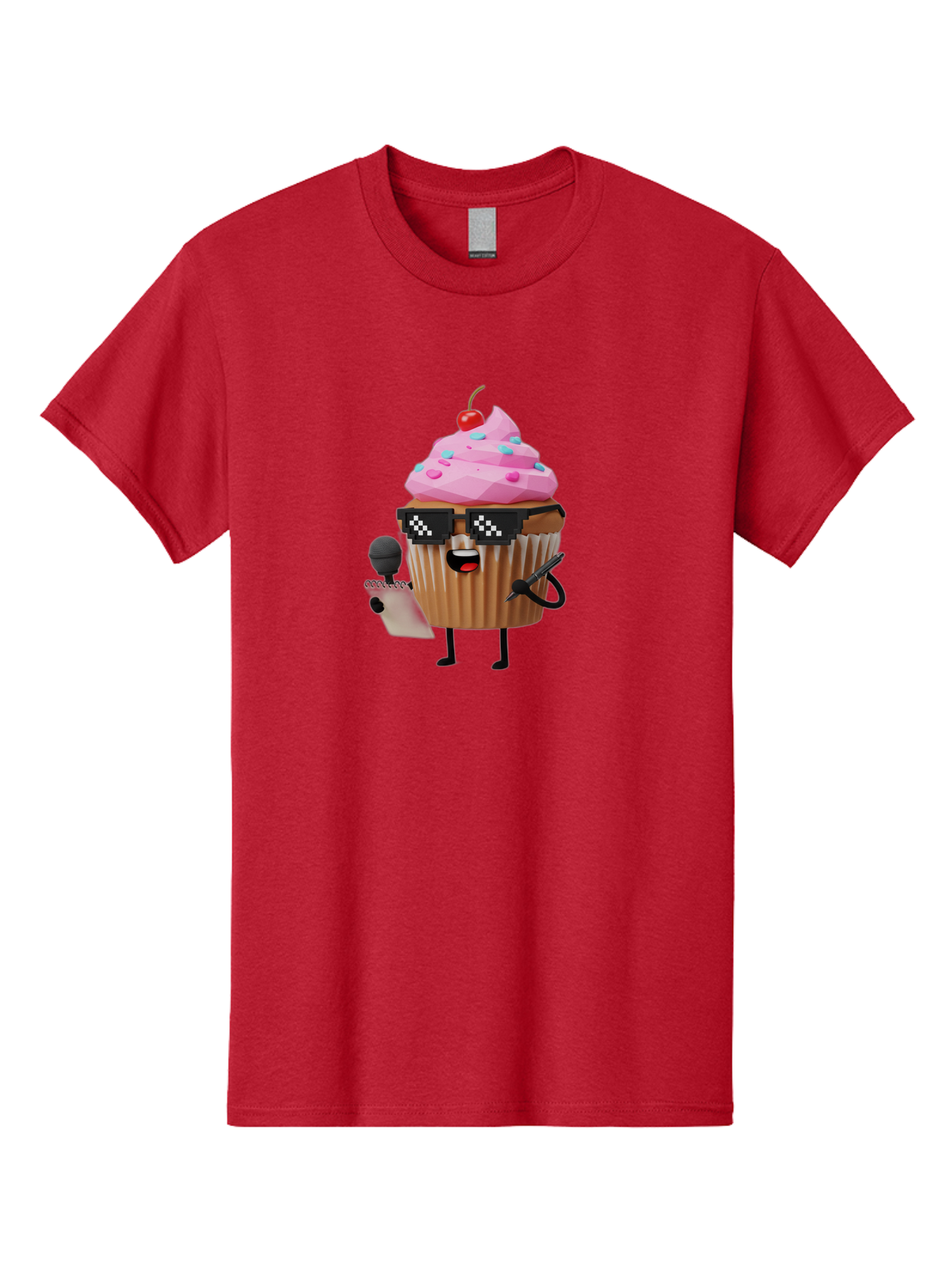 Cupcake-Dj-1 Men'S Graphic Tee, 100% Cotton, Comfortable Casual Summer Wear, Machine Washable, Vintage Camera, Old Camera, Antique Camera, Black Camera, Classic Photography, Photography Equipment, Nostalgic Device, Film Camera, Camera Art Bah851