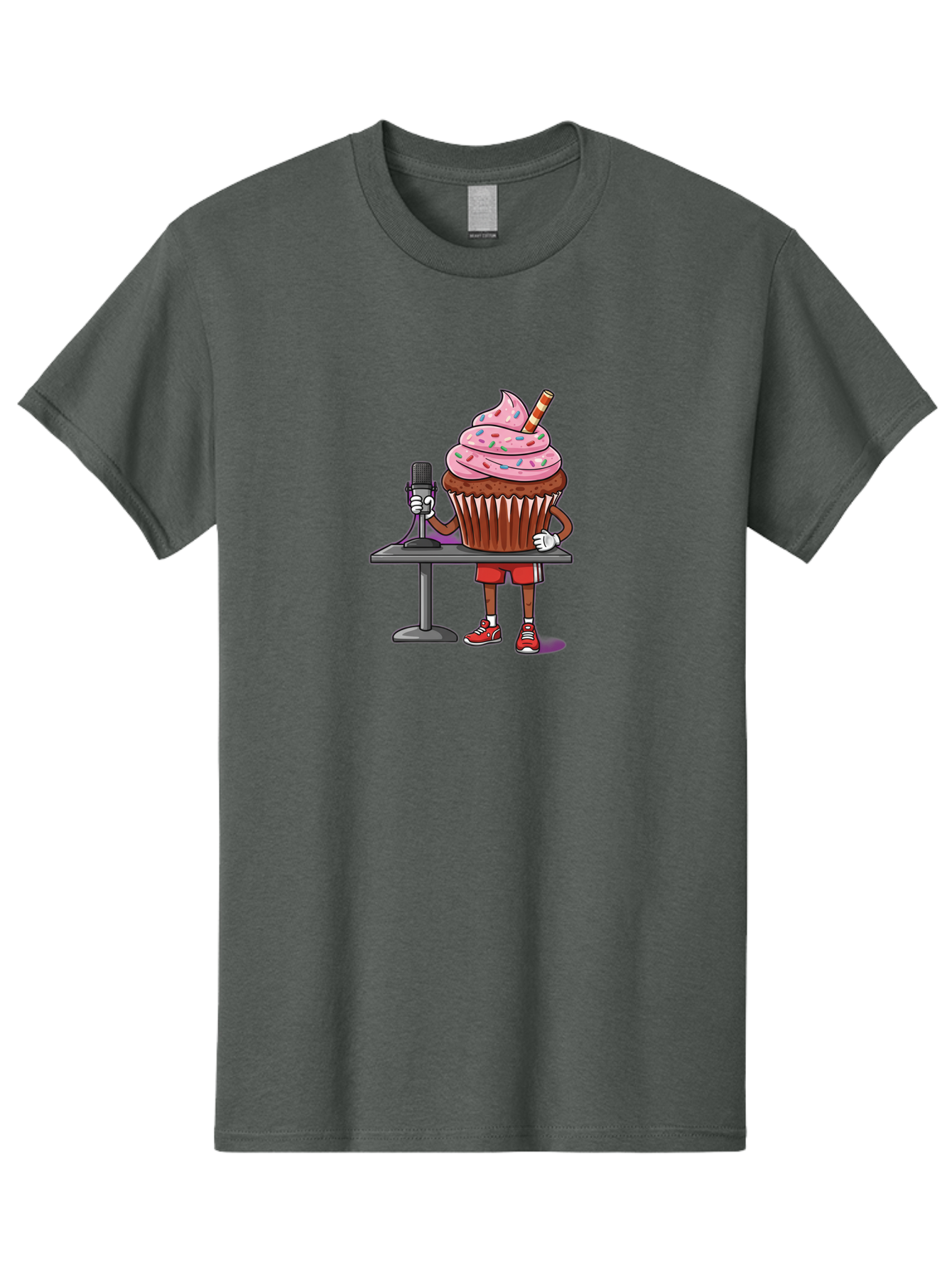 Cupcake-Dj-3 Men'S Graphic Tee, 100% Cotton, Comfortable Casual Summer Wear, Machine Washable, Vintage Camera, Old Camera, Antique Camera, Black Camera, Classic Photography, Photography Equipment, Nostalgic Device, Film Camera, Camera Art Bah853