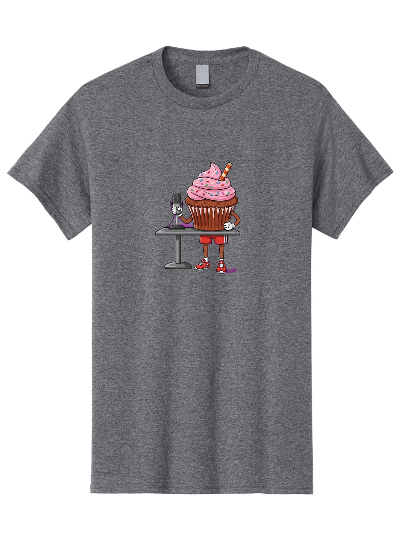 Cupcake-Dj-3 Men'S Graphic Tee, 100% Cotton, Comfortable Casual Summer Wear, Machine Washable, Vintage Camera, Old Camera, Antique Camera, Black Camera, Classic Photography, Photography Equipment, Nostalgic Device, Film Camera, Camera Art Bah853