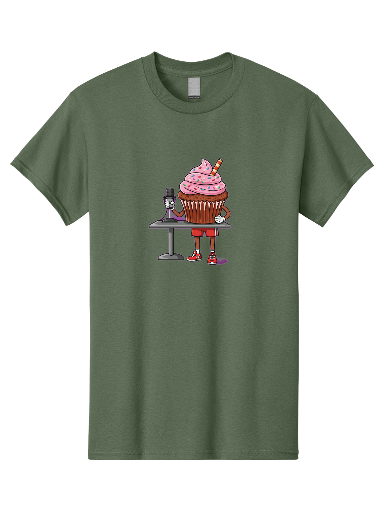 Cupcake-Dj-3 Men'S Graphic Tee, 100% Cotton, Comfortable Casual Summer Wear, Machine Washable, Vintage Camera, Old Camera, Antique Camera, Black Camera, Classic Photography, Photography Equipment, Nostalgic Device, Film Camera, Camera Art Bah853