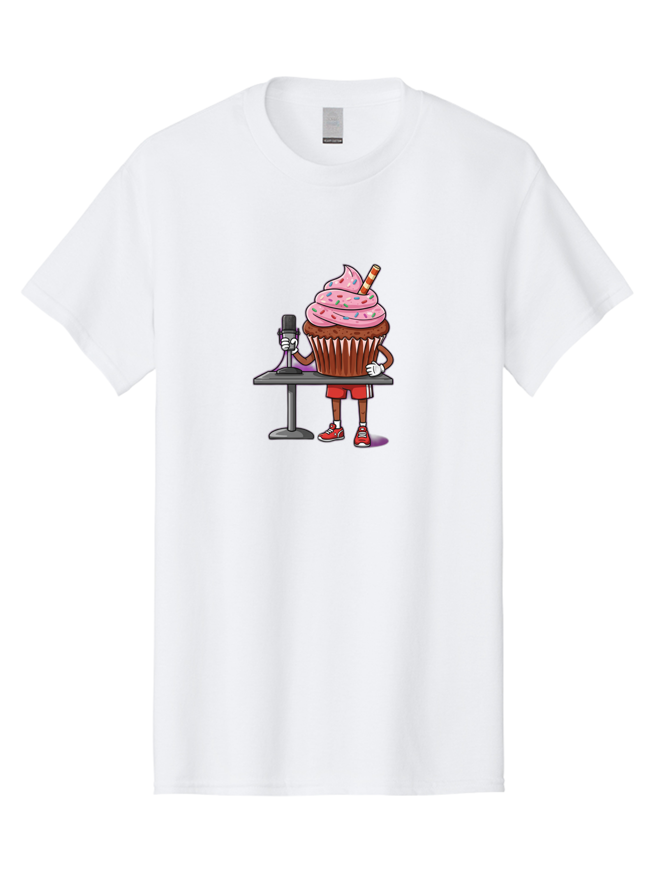 Cupcake-Dj-3 Men'S Graphic Tee, 100% Cotton, Comfortable Casual Summer Wear, Machine Washable, Vintage Camera, Old Camera, Antique Camera, Black Camera, Classic Photography, Photography Equipment, Nostalgic Device, Film Camera, Camera Art Bah853