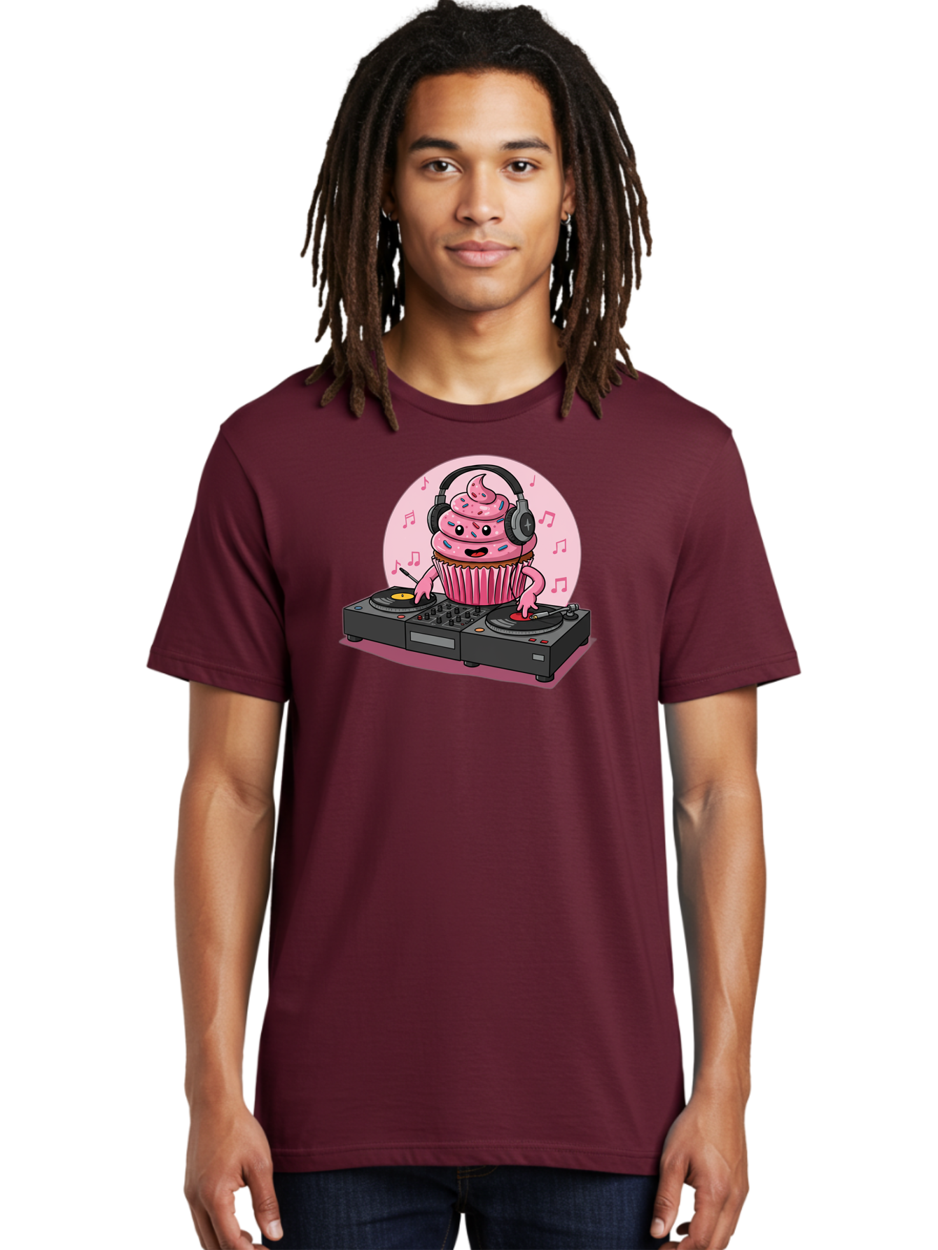 Cupcake-Dj-4 Men'S Graphic Tee, 100% Cotton, Comfortable Casual Summer Wear, Machine Washable, Vintage Camera, Old Camera, Antique Camera, Black Camera, Classic Photography, Photography Equipment, Nostalgic Device, Film Camera, Camera Art Bah854