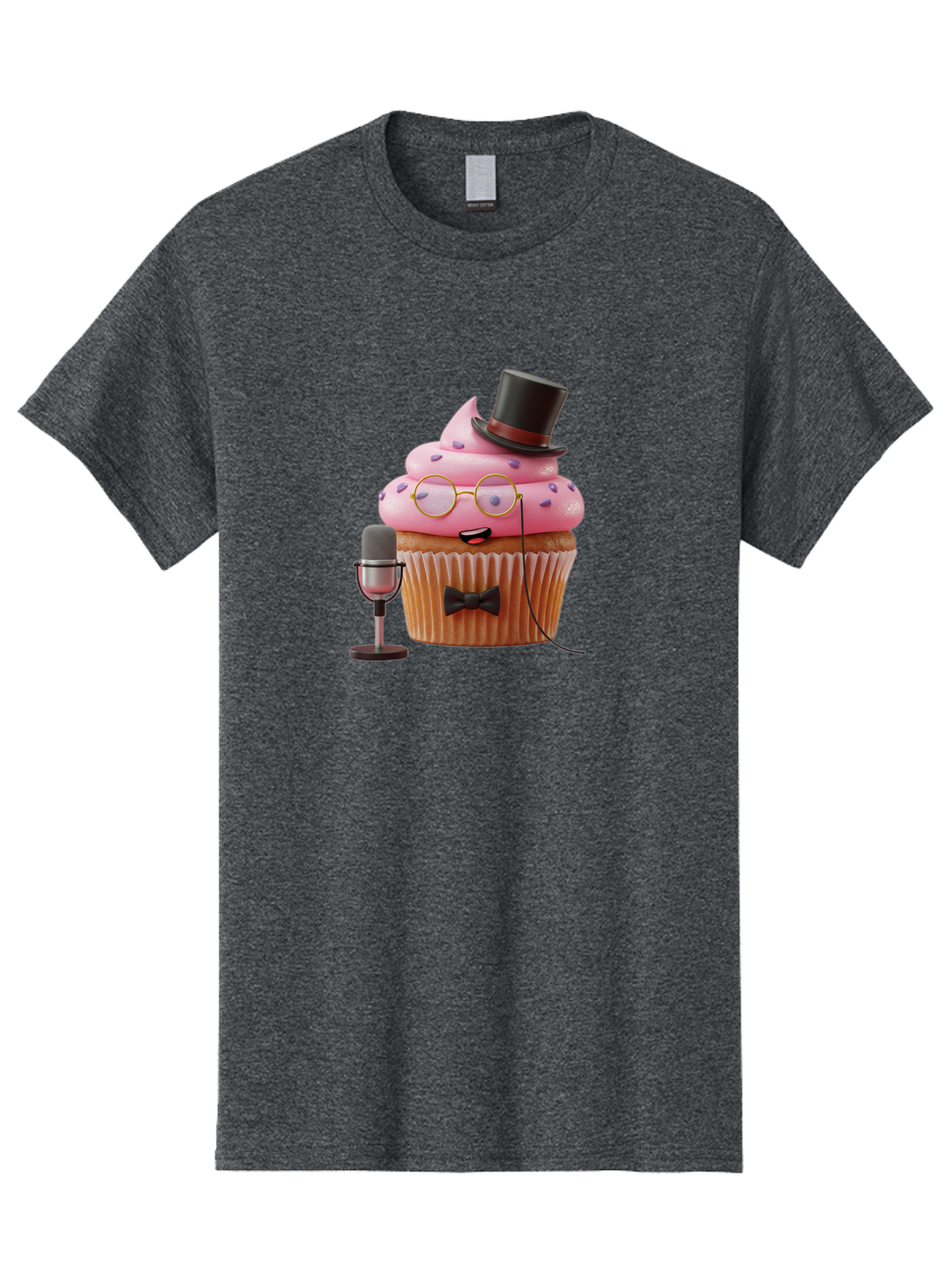 Cupcake-Dj-6 Men'S Graphic Tee, 100% Cotton, Comfortable Casual Summer Wear, Machine Washable, Vintage Camera, Old Camera, Antique Camera, Black Camera, Classic Photography, Photography Equipment, Nostalgic Device, Film Camera, Camera Art Bah856
