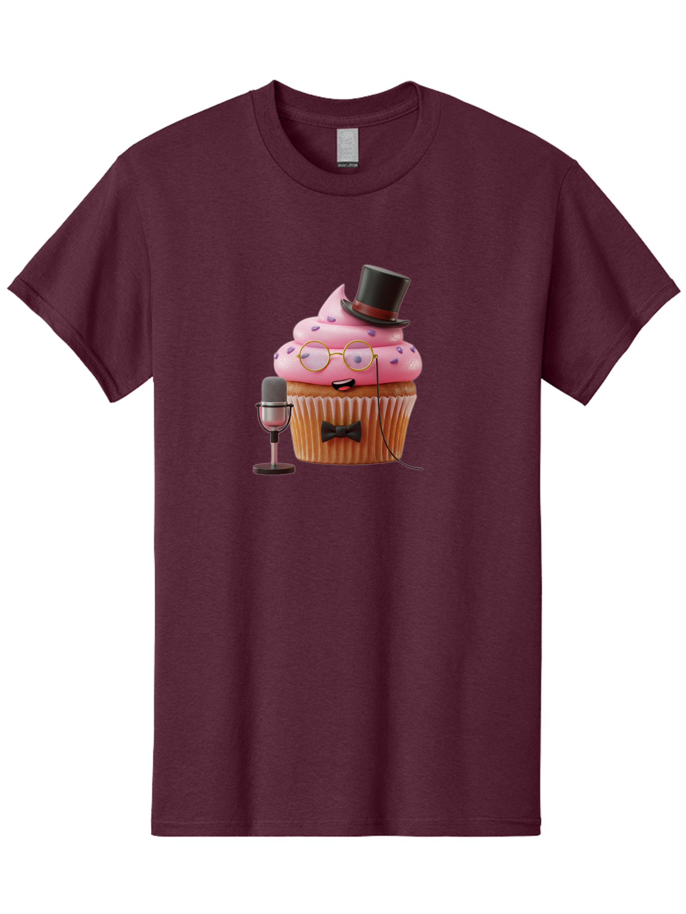 Cupcake-Dj-6 Men'S Graphic Tee, 100% Cotton, Comfortable Casual Summer Wear, Machine Washable, Vintage Camera, Old Camera, Antique Camera, Black Camera, Classic Photography, Photography Equipment, Nostalgic Device, Film Camera, Camera Art Bah856