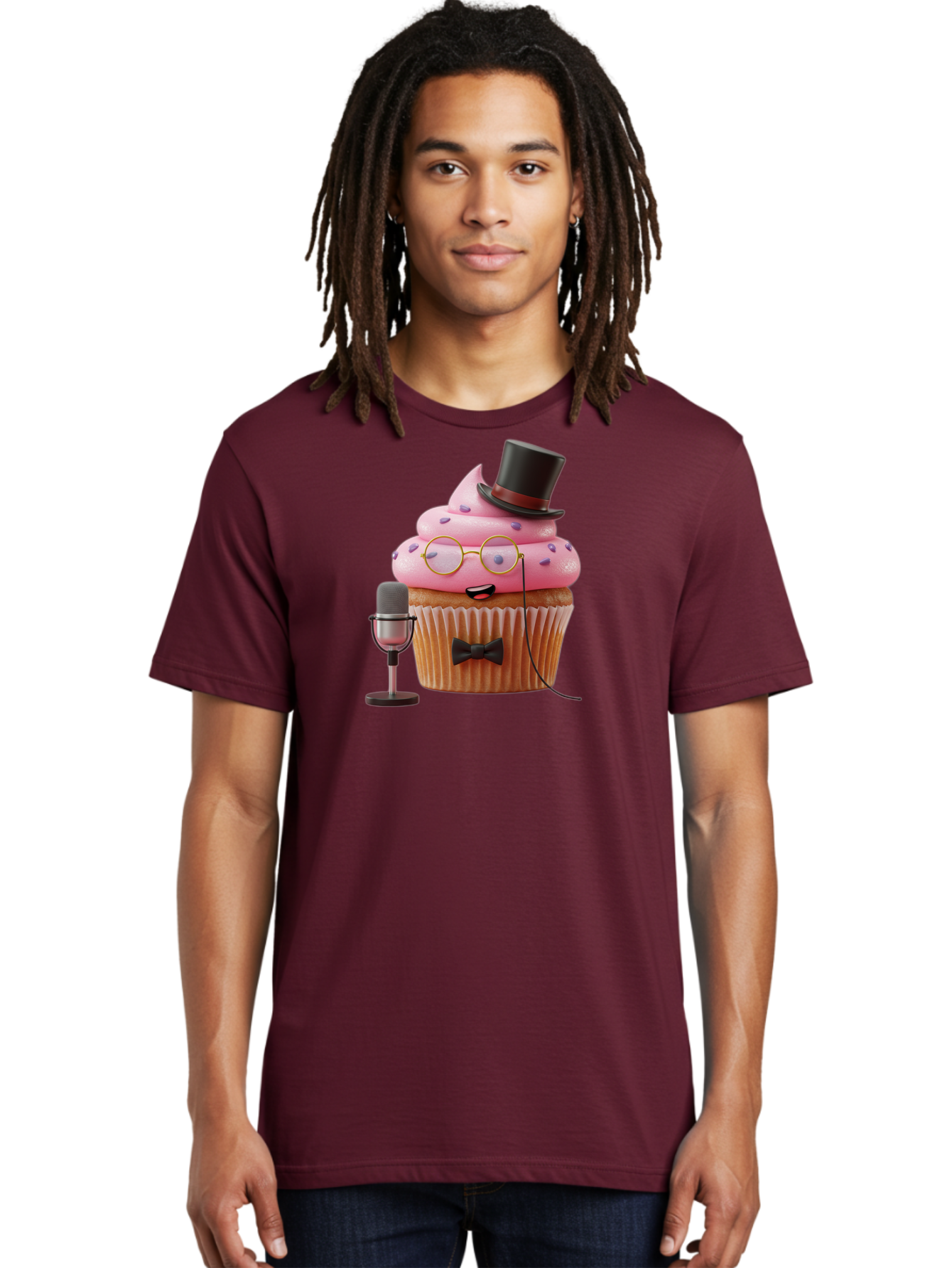Cupcake-Dj-6 Men'S Graphic Tee, 100% Cotton, Comfortable Casual Summer Wear, Machine Washable, Vintage Camera, Old Camera, Antique Camera, Black Camera, Classic Photography, Photography Equipment, Nostalgic Device, Film Camera, Camera Art Bah856