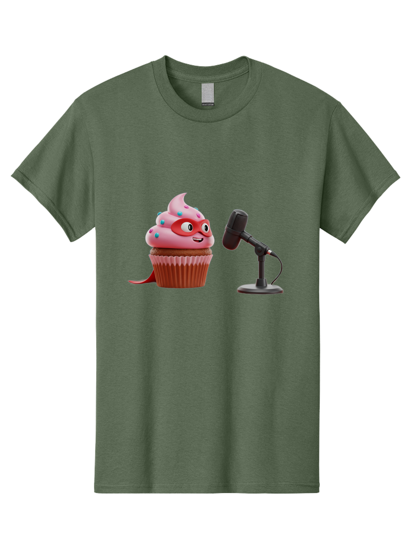 Cupcake-Superhero Men'S Graphic Tee, 100% Cotton, Comfortable Casual Summer Wear, Machine Washable, Vintage Camera, Old Camera, Antique Camera, Black Camera, Classic Photography, Photography Equipment, Nostalgic Device, Film Camera, Camera Art Bah864