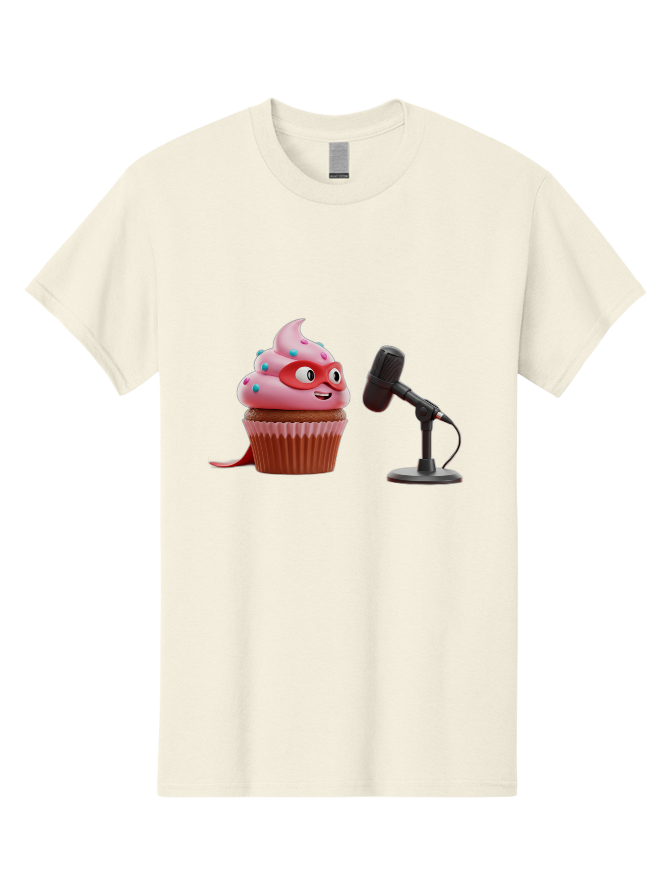 Cupcake-Superhero Men'S Graphic Tee, 100% Cotton, Comfortable Casual Summer Wear, Machine Washable, Vintage Camera, Old Camera, Antique Camera, Black Camera, Classic Photography, Photography Equipment, Nostalgic Device, Film Camera, Camera Art Bah864