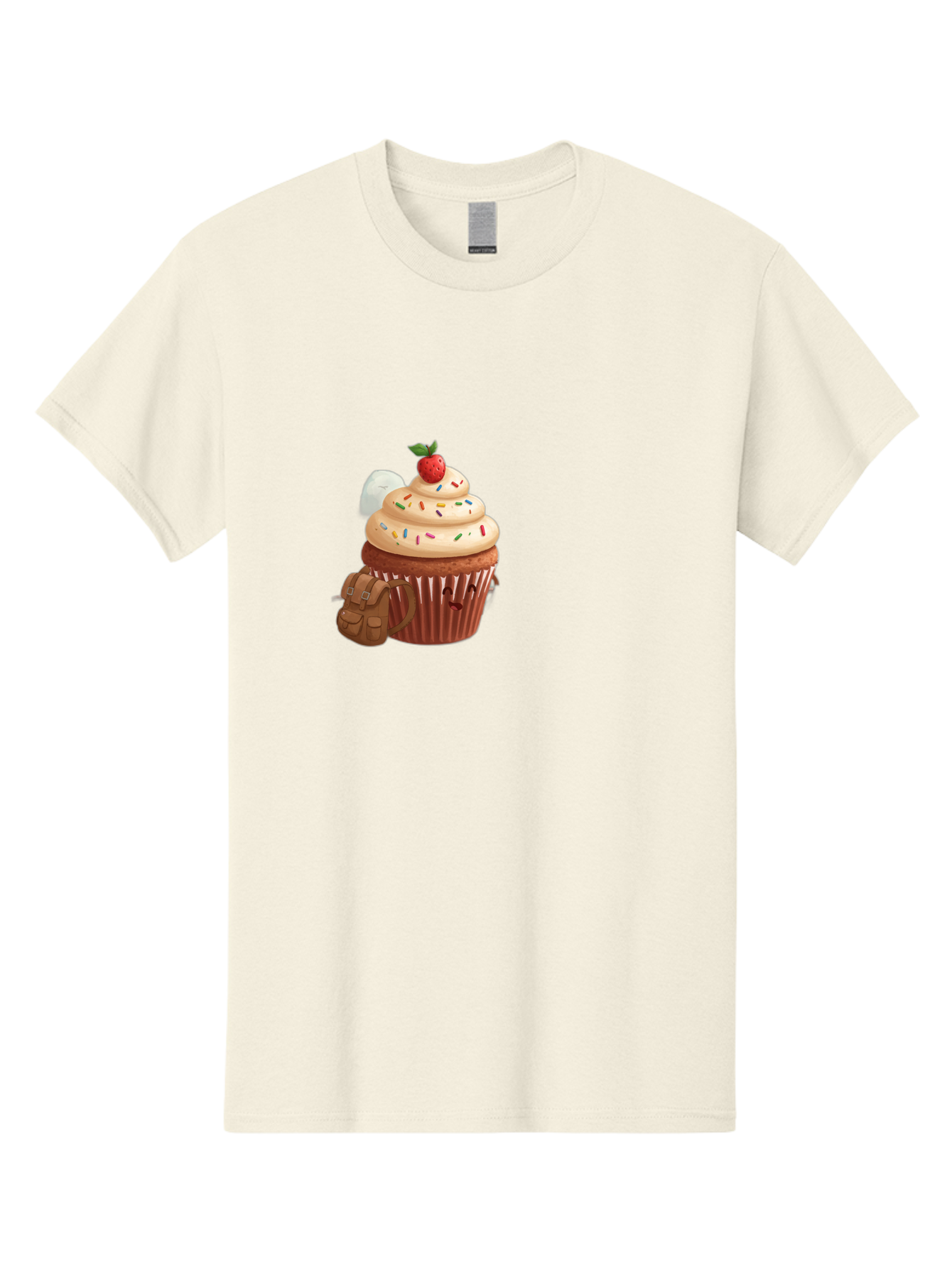 Cupcake-With-Backpack Men'S Graphic Tee, 100% Cotton, Comfortable Casual Summer Wear, Machine Washable, Vintage Camera, Old Camera, Antique Camera, Black Camera, Classic Photography, Photography Equipment, Nostalgic Device, Film Camera, Bah866