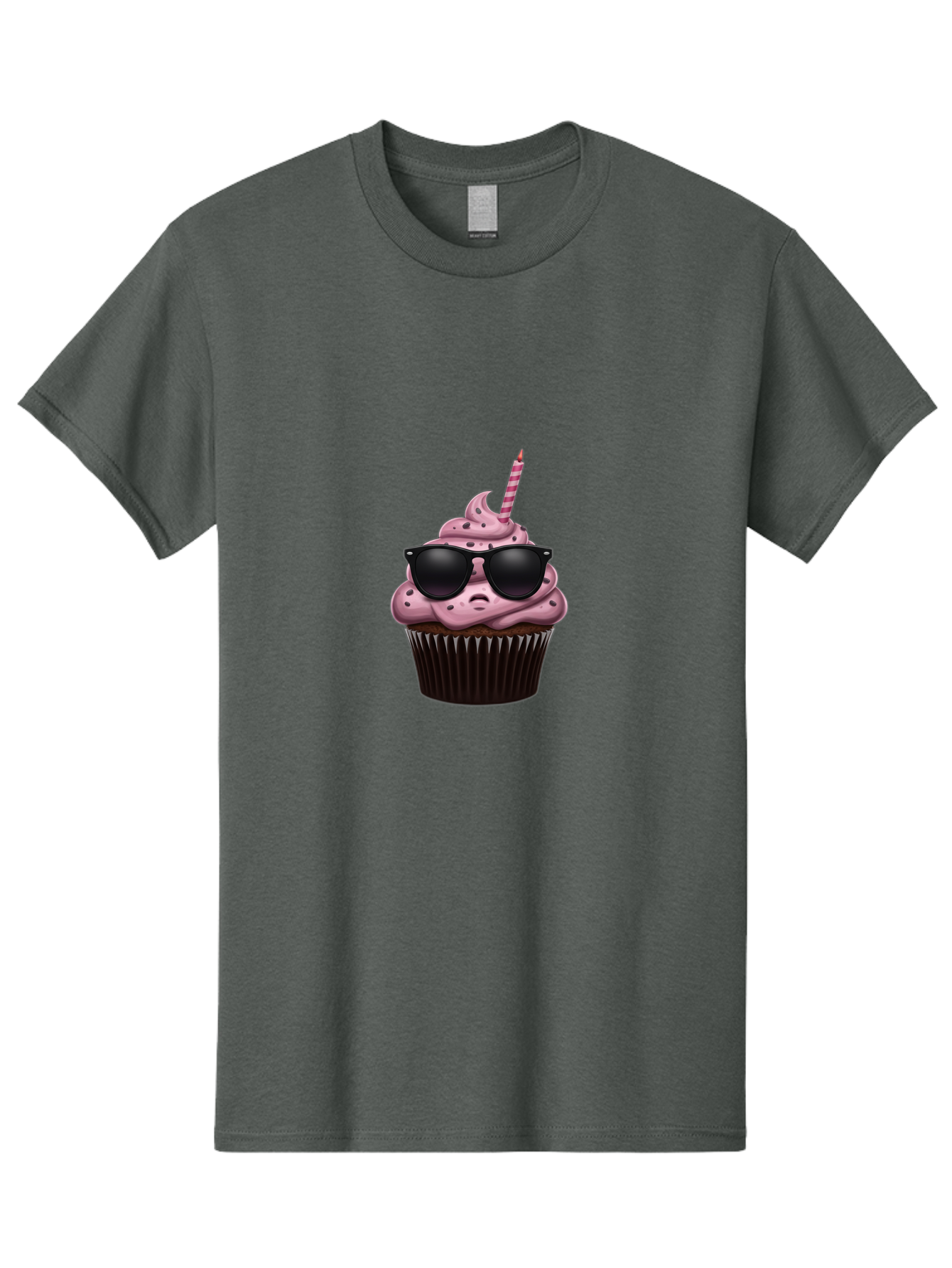 Cupcake-With-Sunglasses-3 Men'S Graphic Tee, 100% Cotton, Comfortable Casual Summer Wear, Machine Washable, Vintage Camera, Old Camera, Antique Camera, Black Camera, Classic Photography, Photography Equipment, Nostalgic Device, Film Camera, Bah874