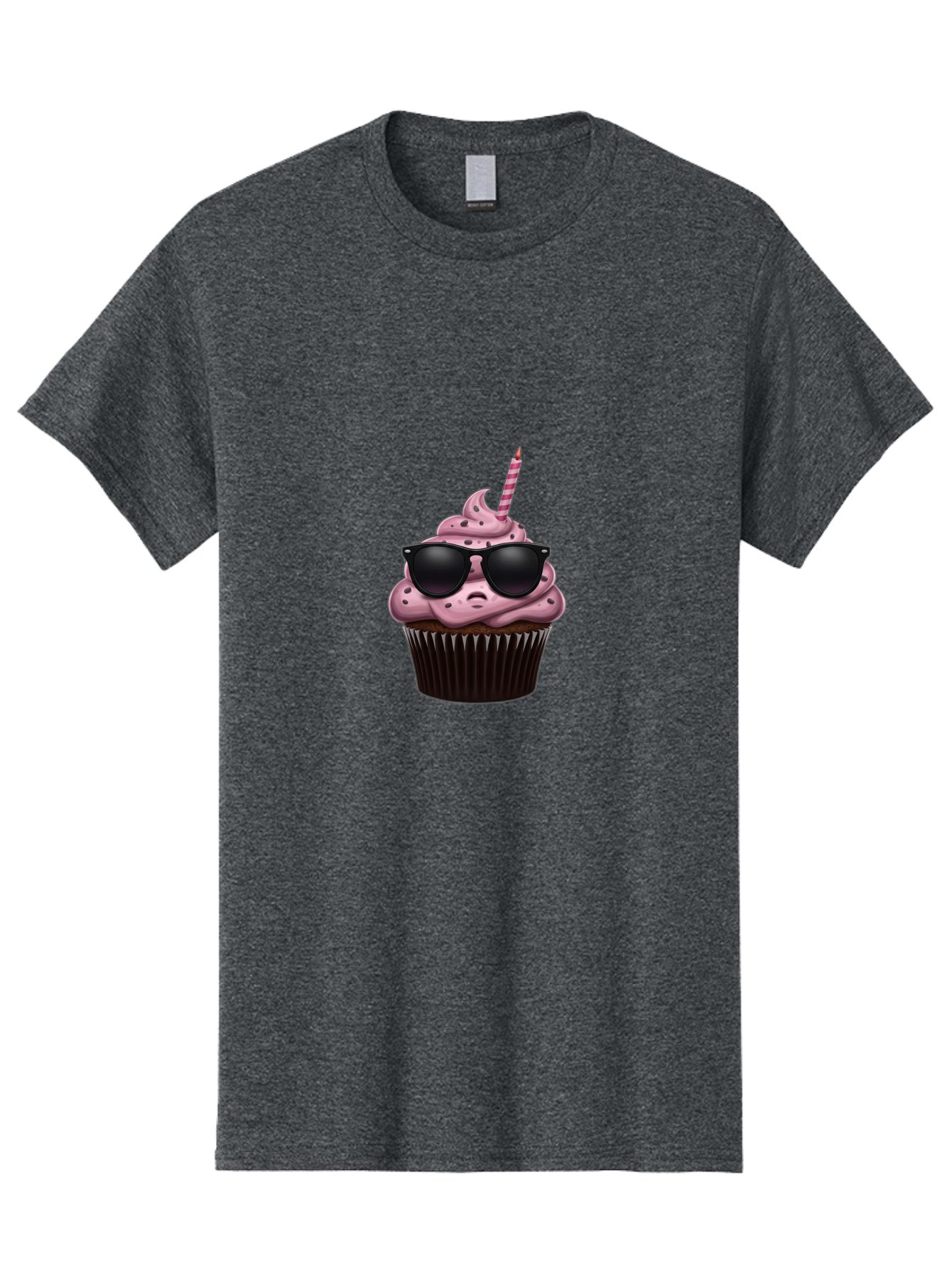 Cupcake-With-Sunglasses-3 Men'S Graphic Tee, 100% Cotton, Comfortable Casual Summer Wear, Machine Washable, Vintage Camera, Old Camera, Antique Camera, Black Camera, Classic Photography, Photography Equipment, Nostalgic Device, Film Camera, Bah874
