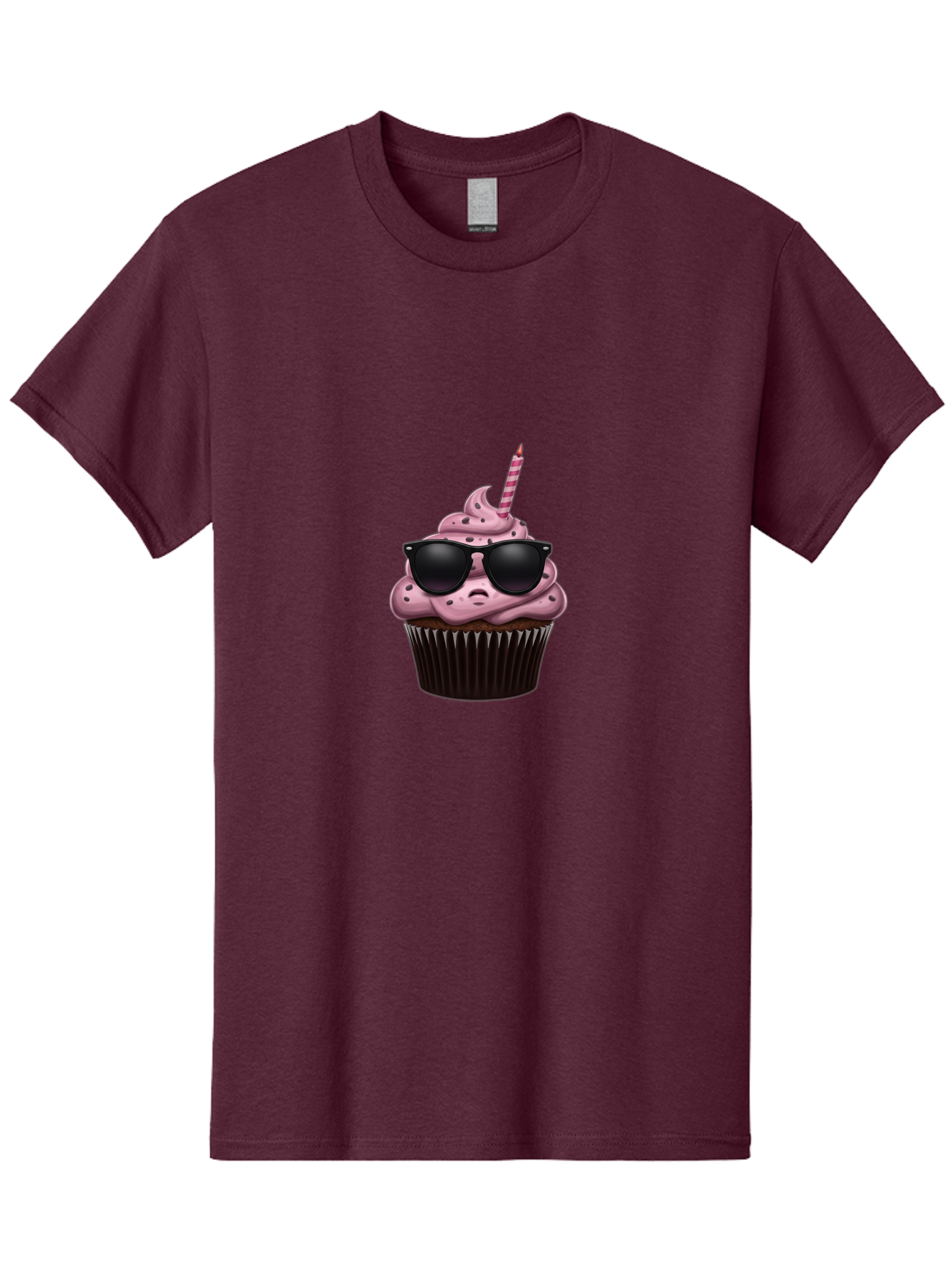 Cupcake-With-Sunglasses-3 Men'S Graphic Tee, 100% Cotton, Comfortable Casual Summer Wear, Machine Washable, Vintage Camera, Old Camera, Antique Camera, Black Camera, Classic Photography, Photography Equipment, Nostalgic Device, Film Camera, Bah874
