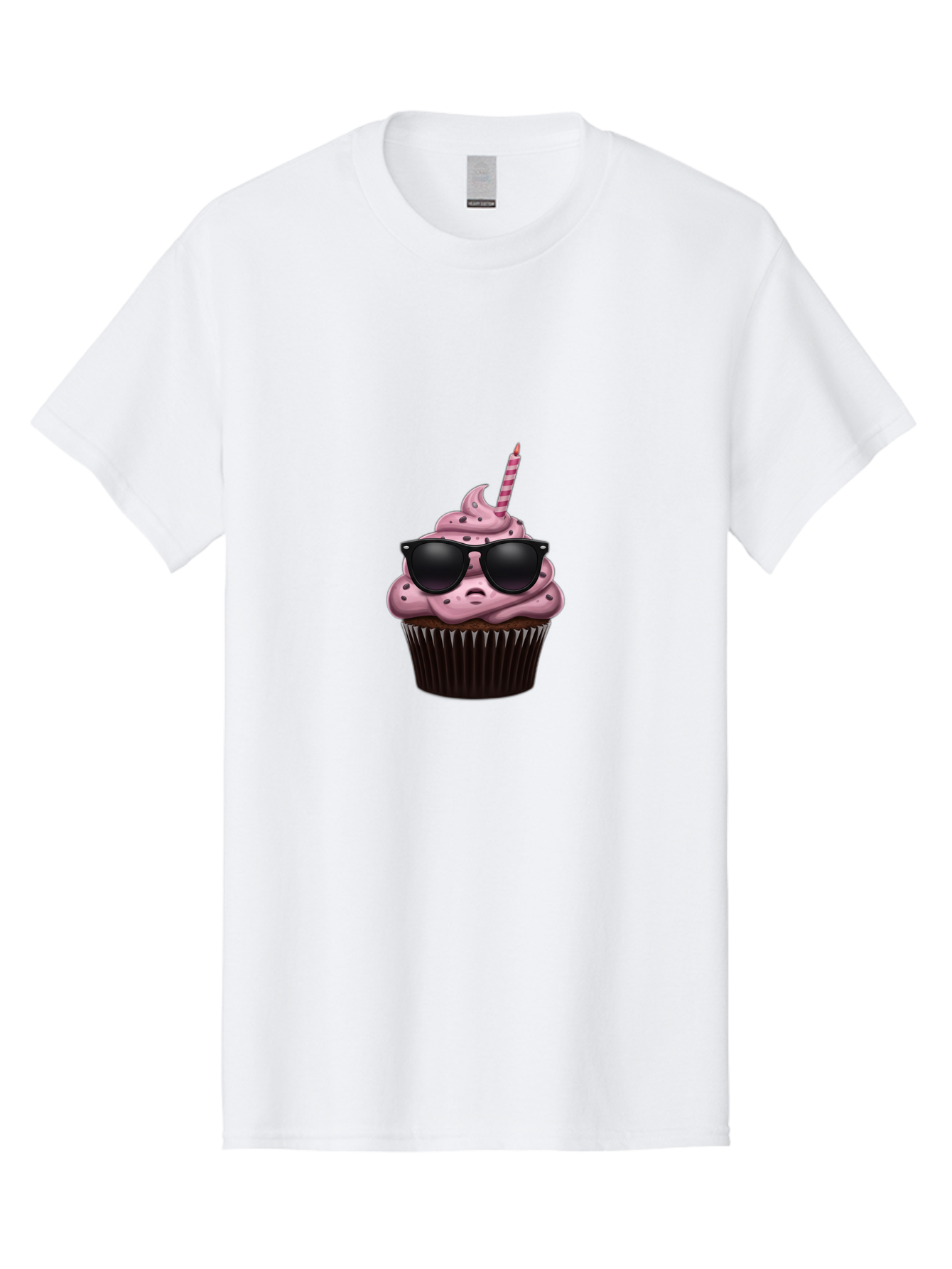Cupcake-With-Sunglasses-3 Men'S Graphic Tee, 100% Cotton, Comfortable Casual Summer Wear, Machine Washable, Vintage Camera, Old Camera, Antique Camera, Black Camera, Classic Photography, Photography Equipment, Nostalgic Device, Film Camera, Bah874