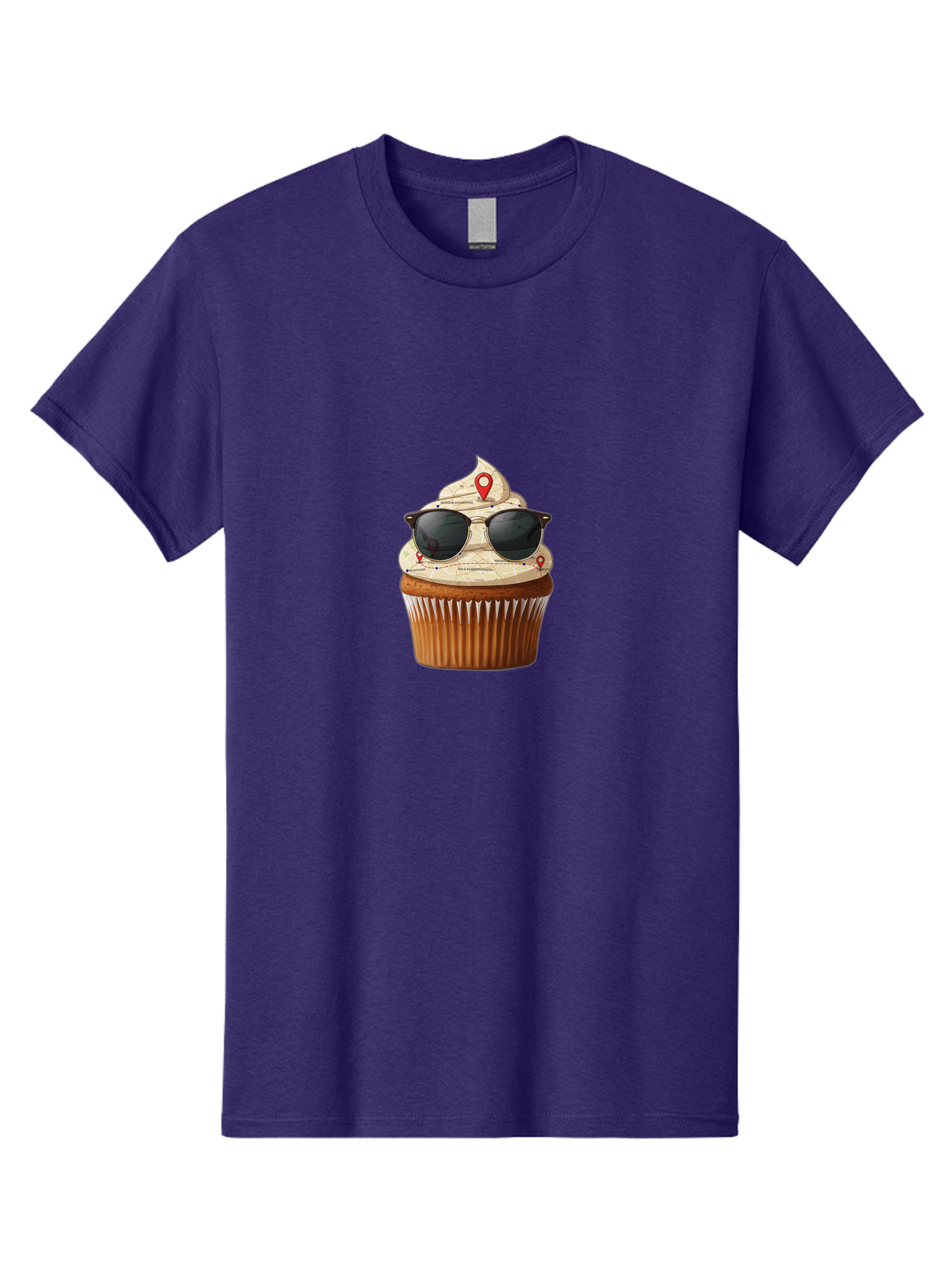 Cupcake-With-Sunglasses-6 Men'S Graphic Tee, 100% Cotton, Comfortable Casual Summer Wear, Machine Washable, Vintage Camera, Old Camera, Antique Camera, Black Camera, Classic Photography, Photography Equipment, Nostalgic Device, Film Camera, Bah877